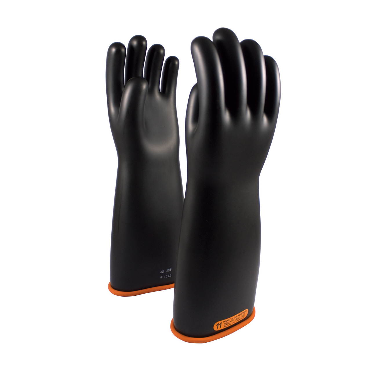 PIP 155-4-18 NOVAX Class 4 Rubber Insulating Glove with Straight Cuff - 18"