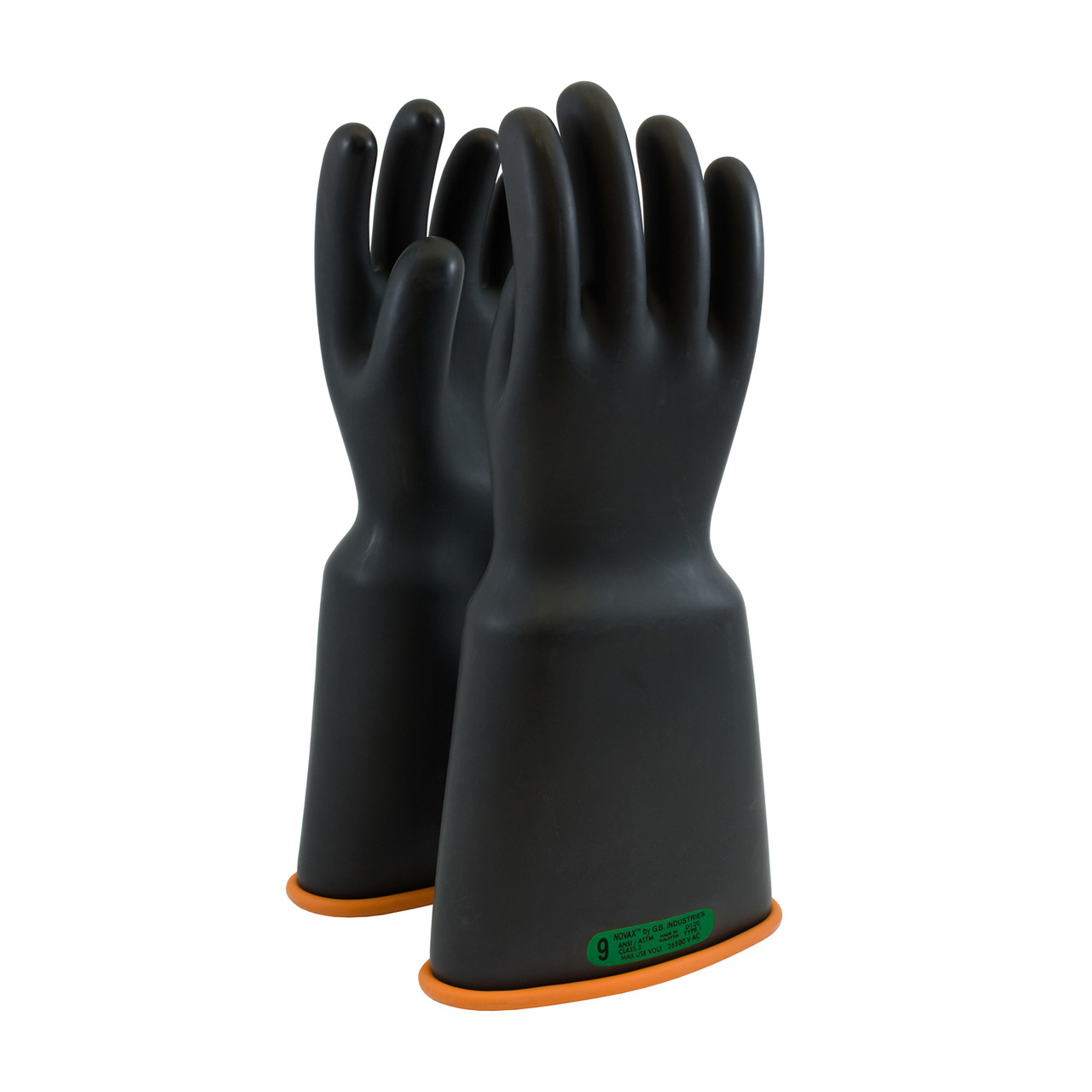 PIP 159-3-16 NOVAX Class 3 Rubber Insulating Glove with Bell Cuff - 16"