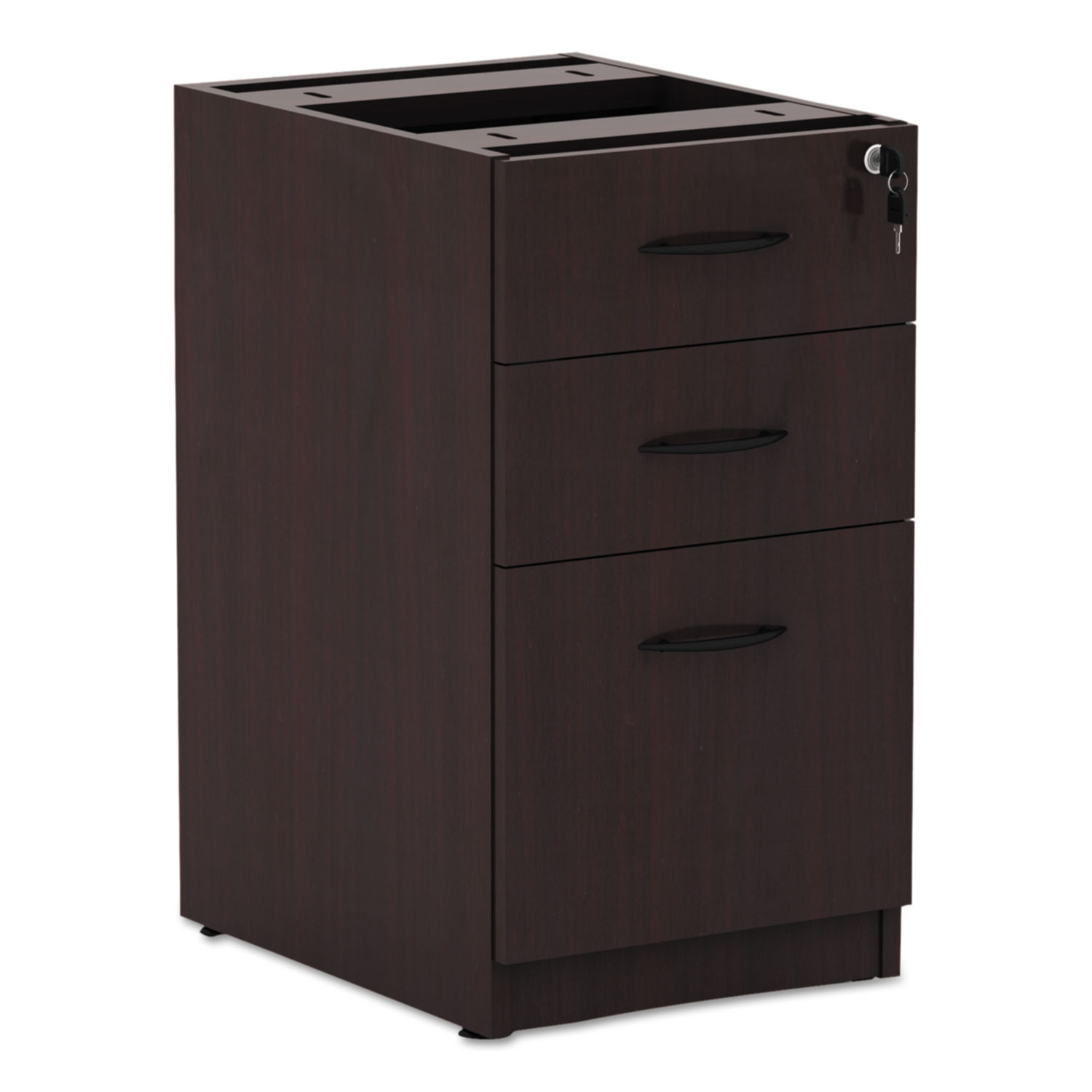 Alera ALEVA532822MY Alera Valencia Box/Box/File Full Pedestal, 15 5/8w x 20 1/2d x 28 1/2h, Mahogany