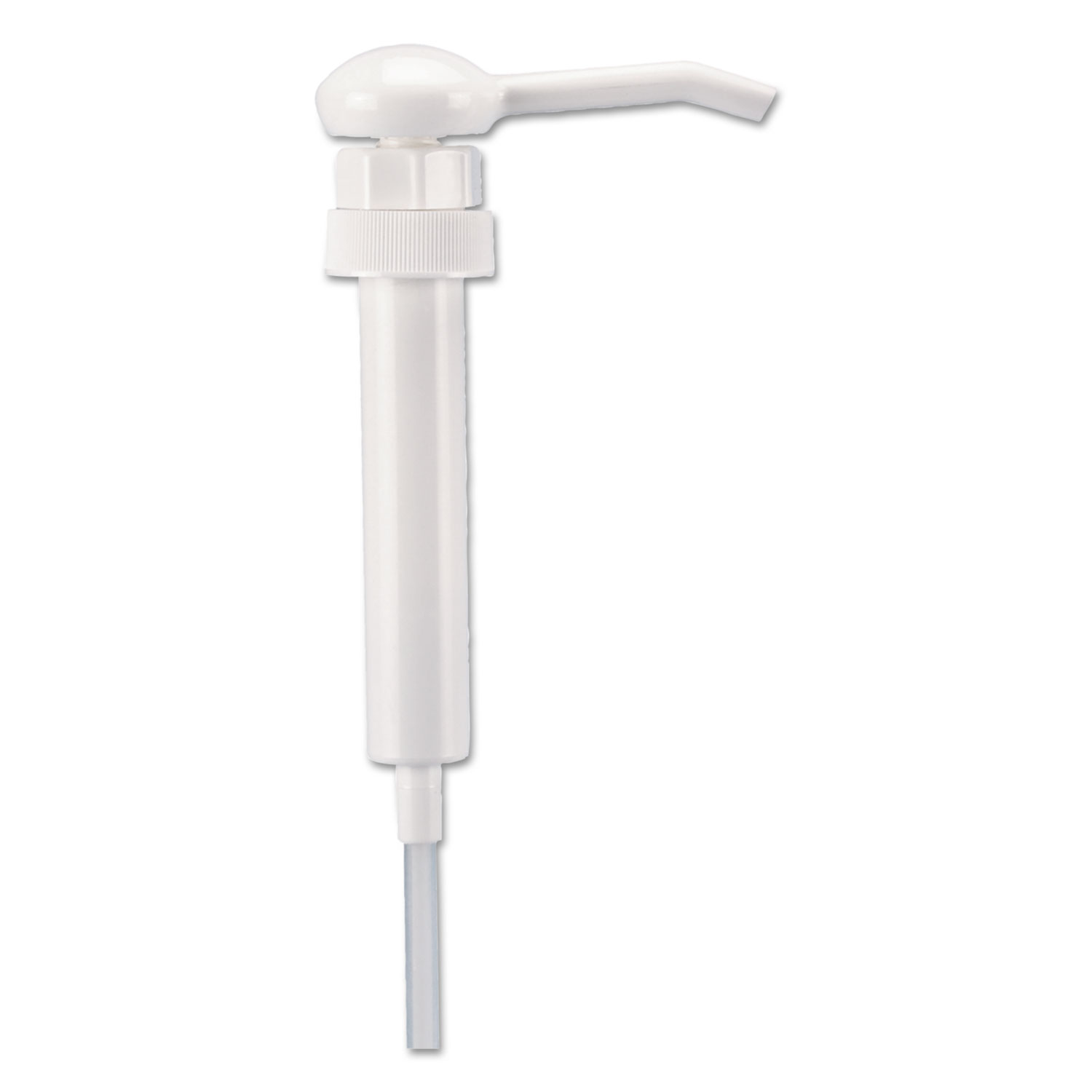 Boardwalk BWK00417 Siphon Pump, 1 oz/Pump, Plastic, White, 12" Tube, 12/Case for 1 Gallon Bottles