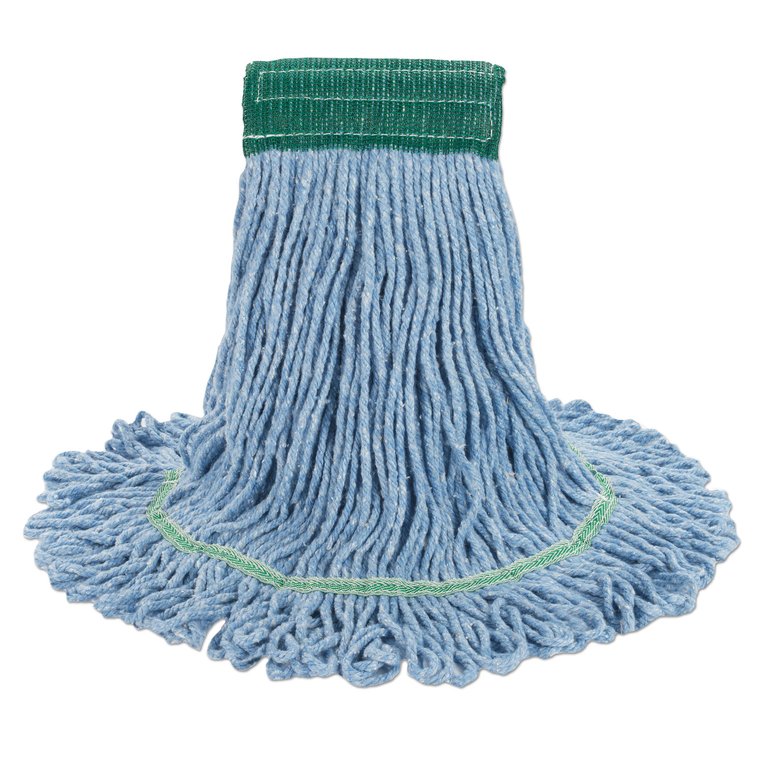 Boardwalk BWK502BLCT Super Loop Wet Mop Head, Cotton/Synthetic, Medium Size, Blue, 12/Case