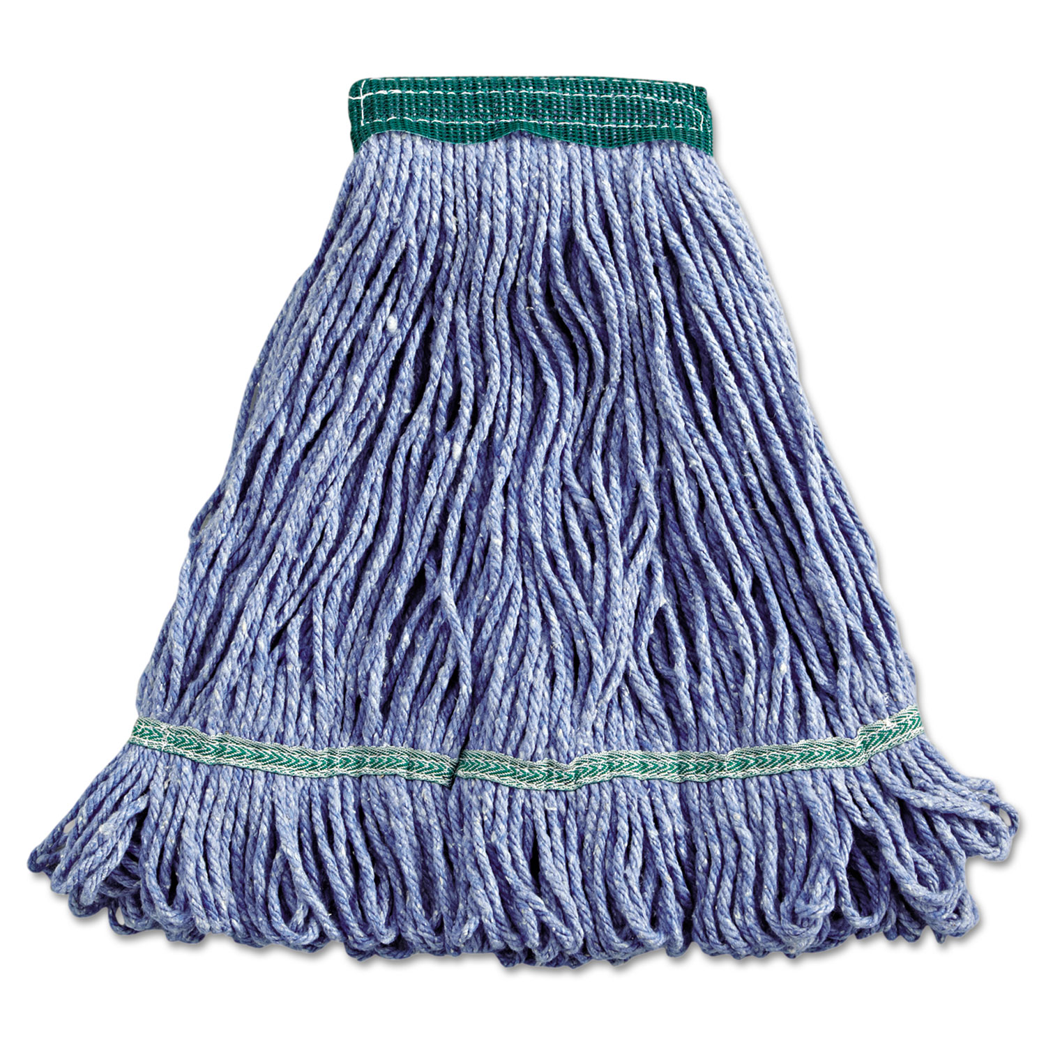 Boardwalk BWK502BLEA Super Loop Wet Mop Head, Cotton/Synthetic, Medium Size, Blue