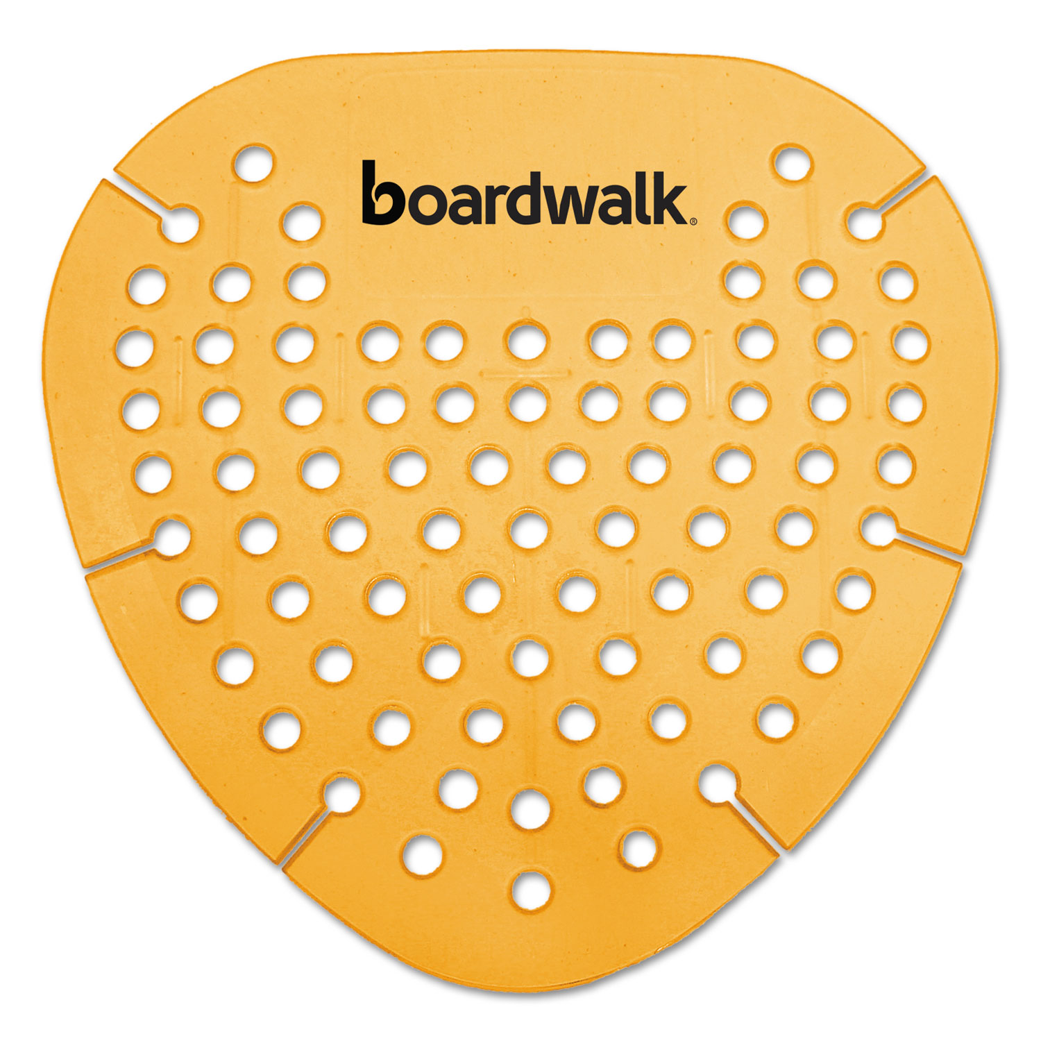 Boardwalk BWKGEMMAN Gem Urinal Screen, Lasts 30 Days, Orange, Mango Fragrance, 12/Box