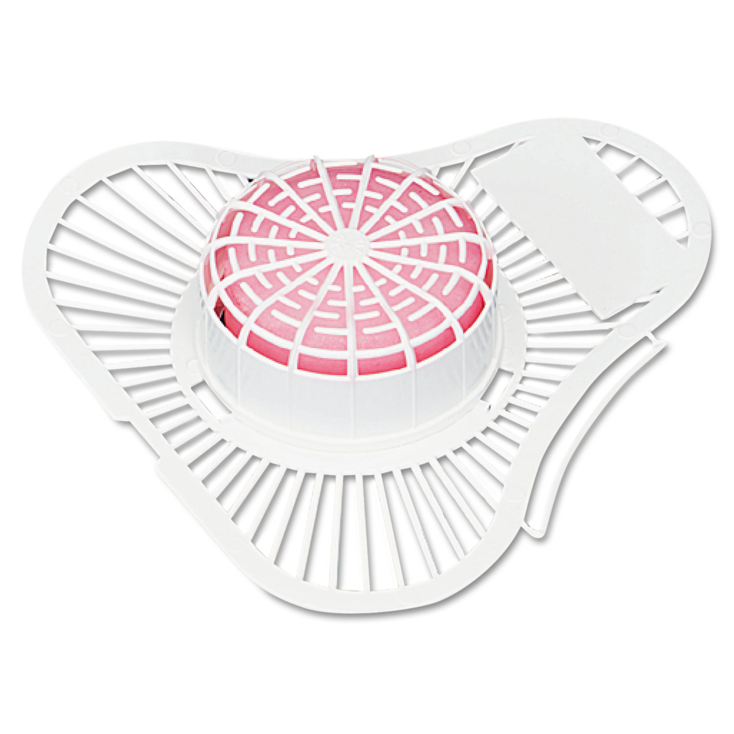 Boardwalk BWKPBS Urinal Screen w/ Para Deodorizer Block, Cherry, 12/Box