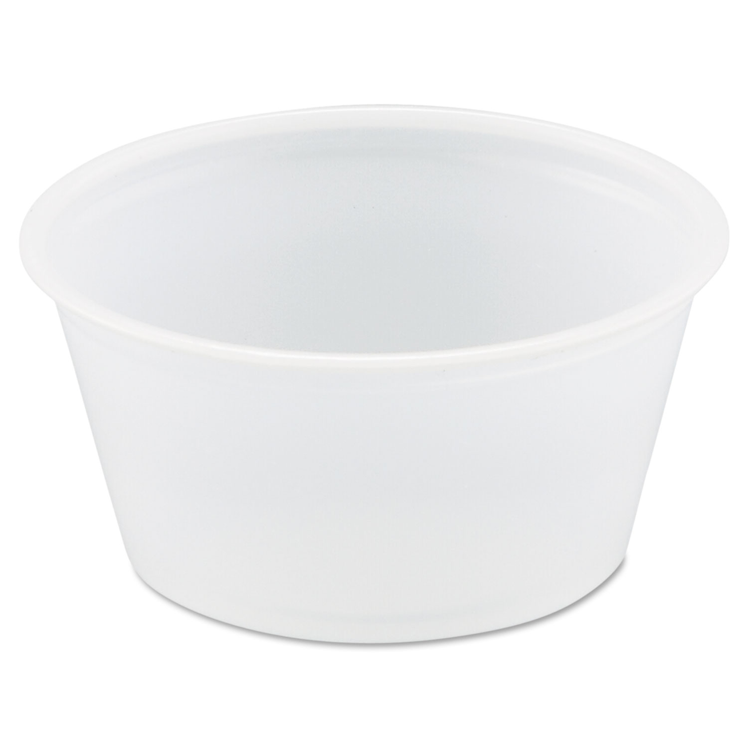 Dart DCCP200N Polystyrene Portion Cups, 2oz, Translucent, 250/Bag, 10 Bags/Case