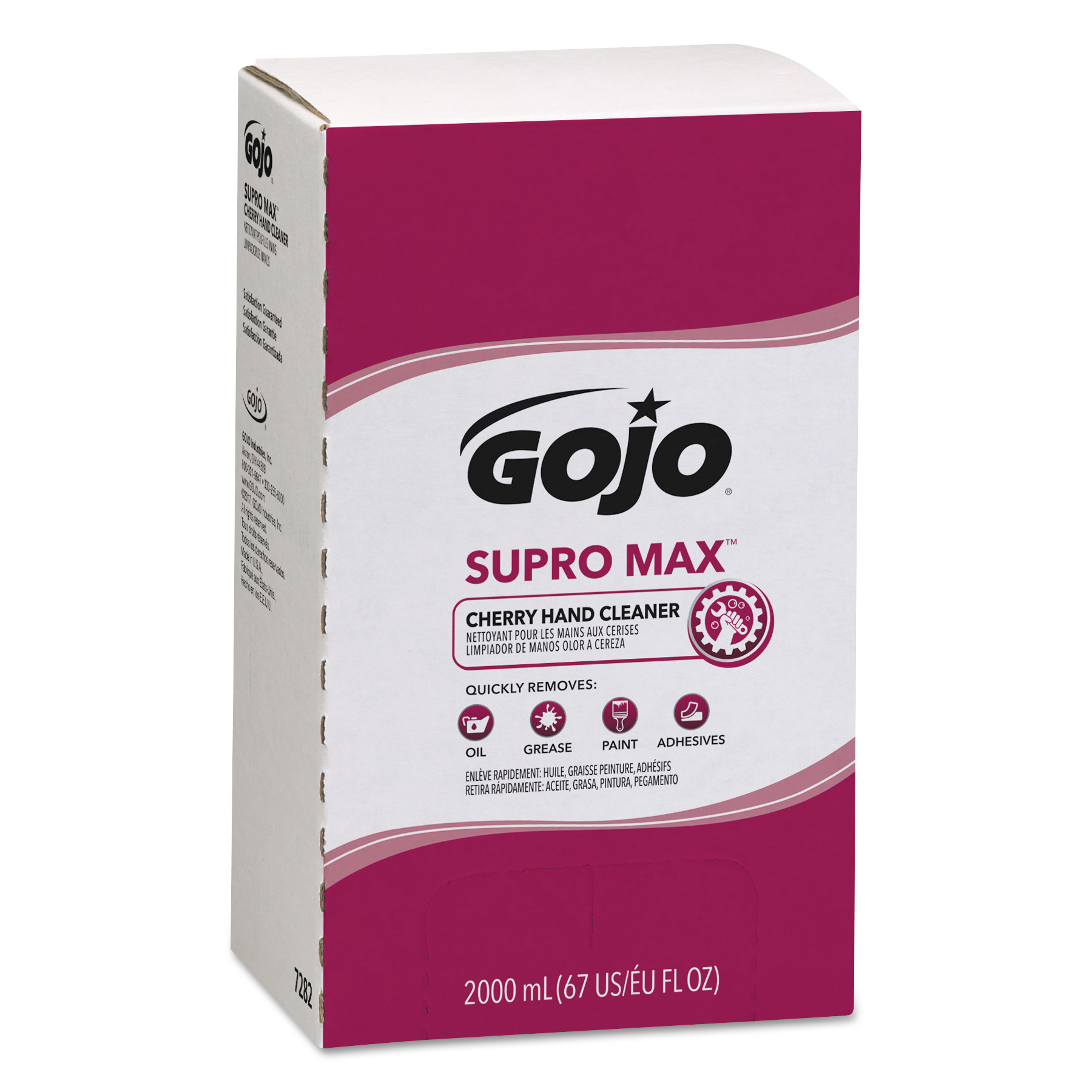GOJO GOJ728204 SUPRO MAX Cherry Lotion Hand Cleaner, 2000 ml Refill