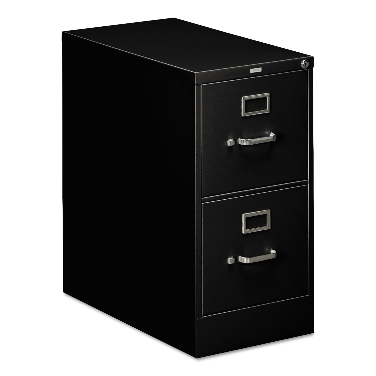 HON HON312PP 310 Series Two-Drawer, Full-Suspension File, Letter, 26-1/2d, Black
