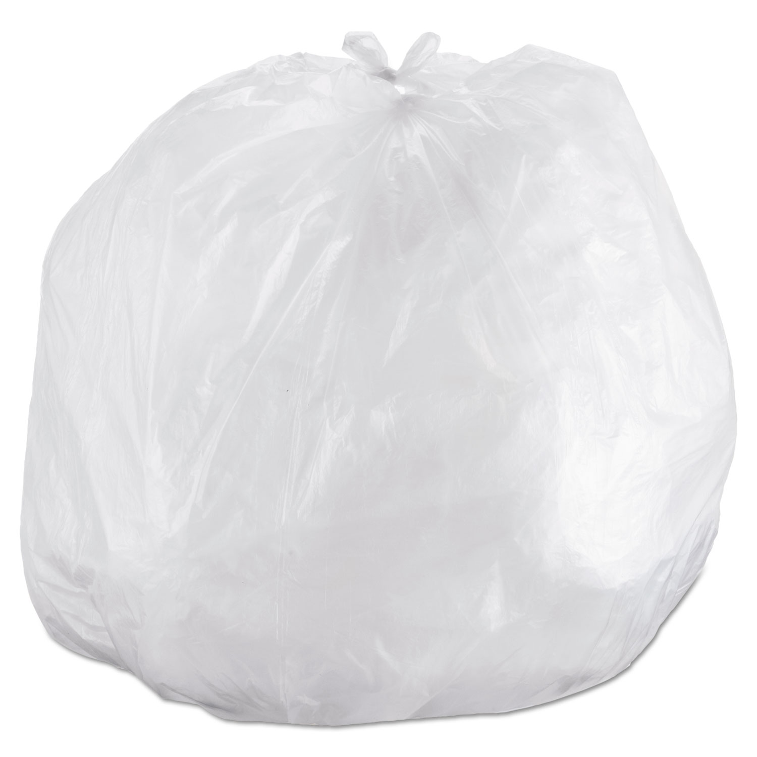 Inteplast Group IBSS434816N Interleaved High-Density Can Liners, 60gal, 43 x 48, 16mic, Natural, 200/CT