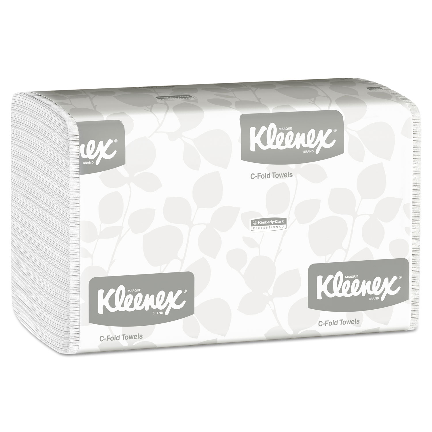 Kleenex KCC01500 C-Fold Paper Towels, 10 1/8 x 13 3/20, White, 150/Pack, 16 Packs/Case