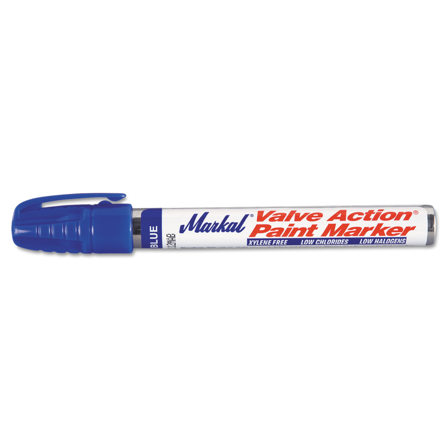 Markal MRK96825 Valve Action Paint Marker 96825, Medium Bullet Tip, Blue