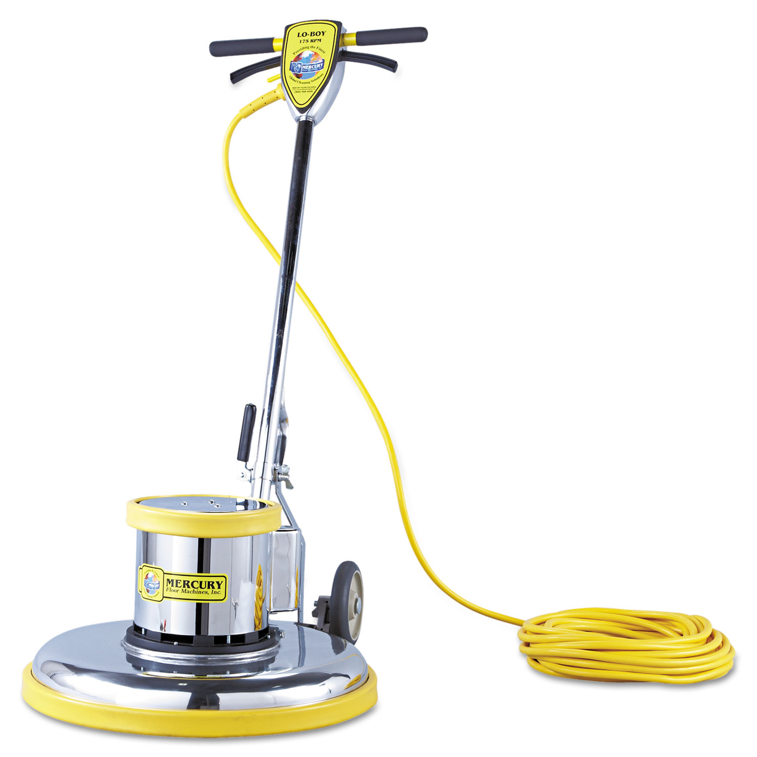 Mercury Floor Machines MFMPRO21 PRO-175-21 Floor Machine, 1.5 HP, 175 RPM, 20" Brush Diameter