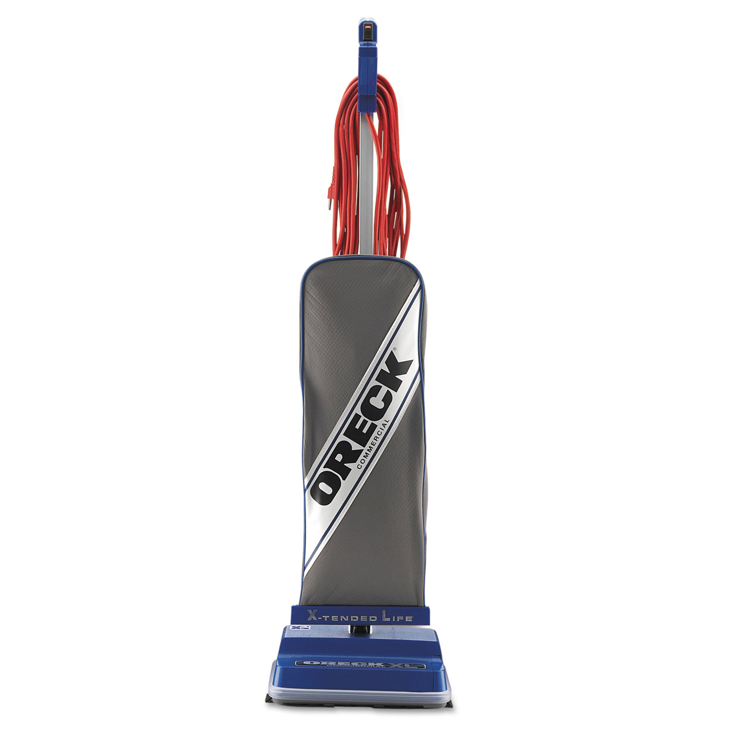 Oreck Commercial ORKXL2100RHS XL Commercial Upright Vacuum,120 V, Gray/Blue, 12 1/2 x 9 1/4 x 47 3/4