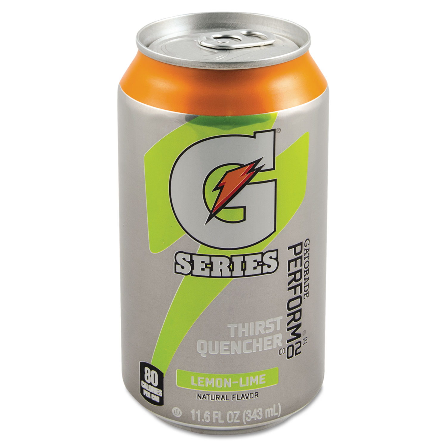Gatorade 308-00901 Thirst Quencher Can, Lemon-Lime, 11.6oz Can, 24/Carton