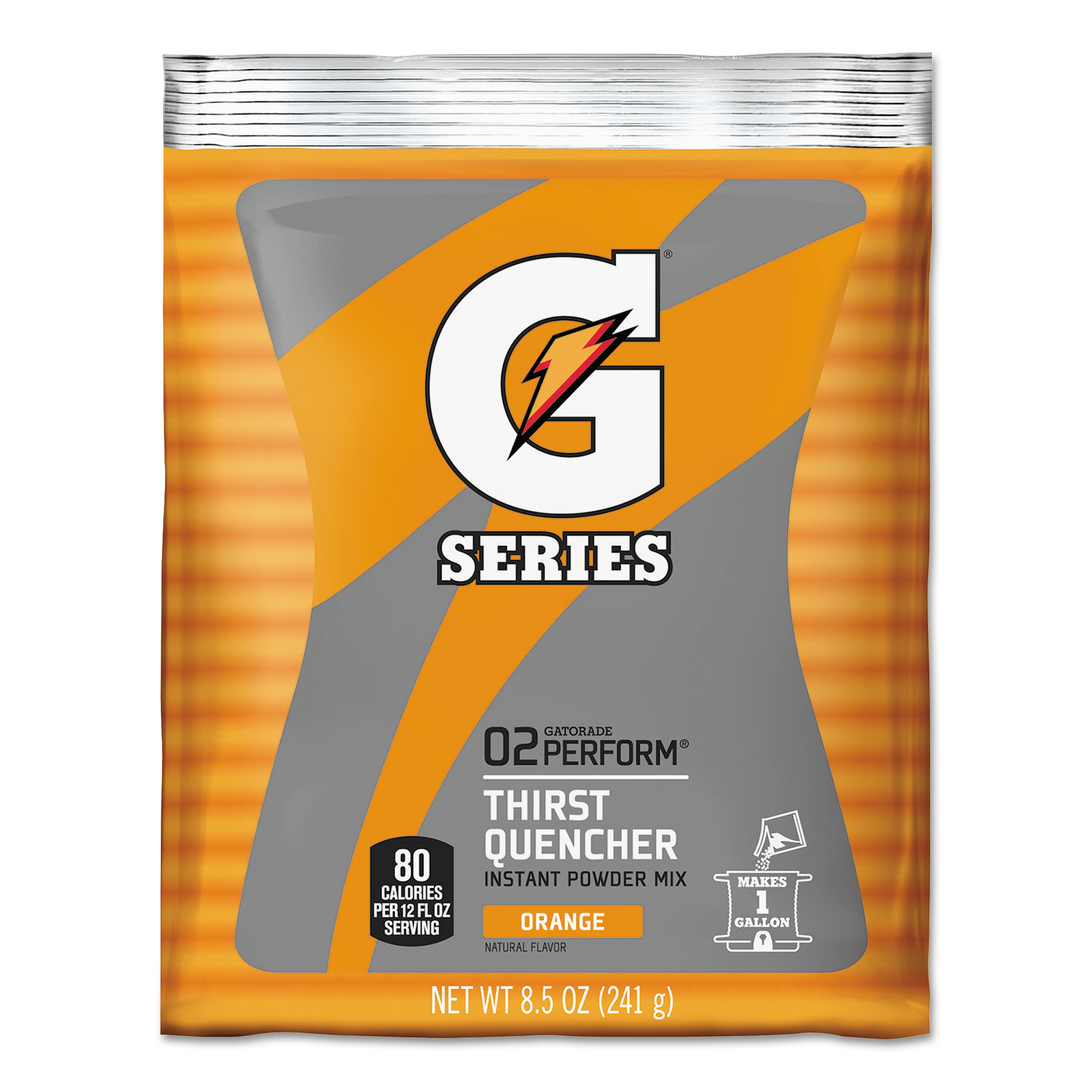 Gatorade 308-03957 Original Powdered Drink Mix, Orange, 8.5oz Packets, 40/Carton