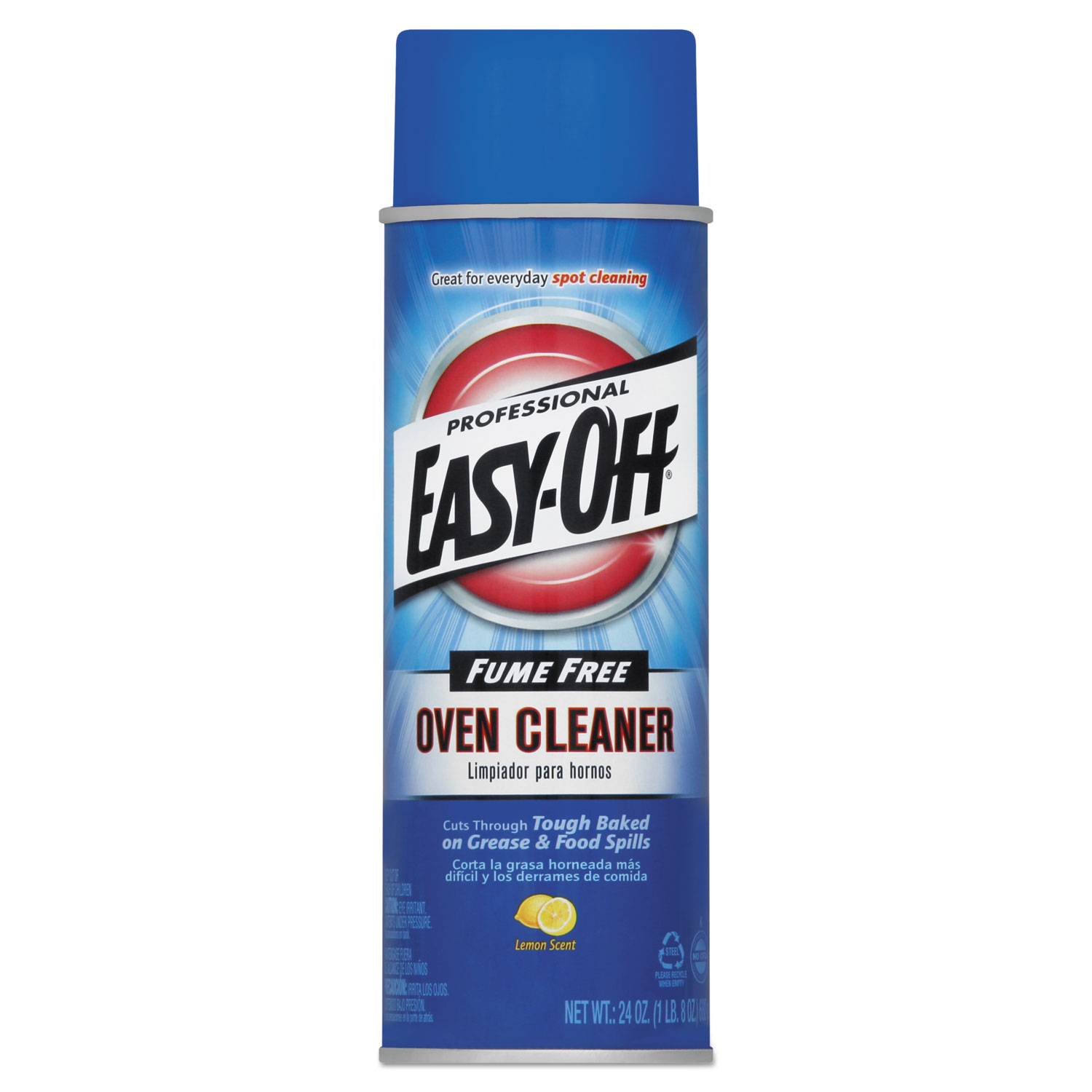 Professional EASY-OFF RAC85260EA Fume Free Max Oven Cleaner, Foam, Lemon, 24 oz Aerosol