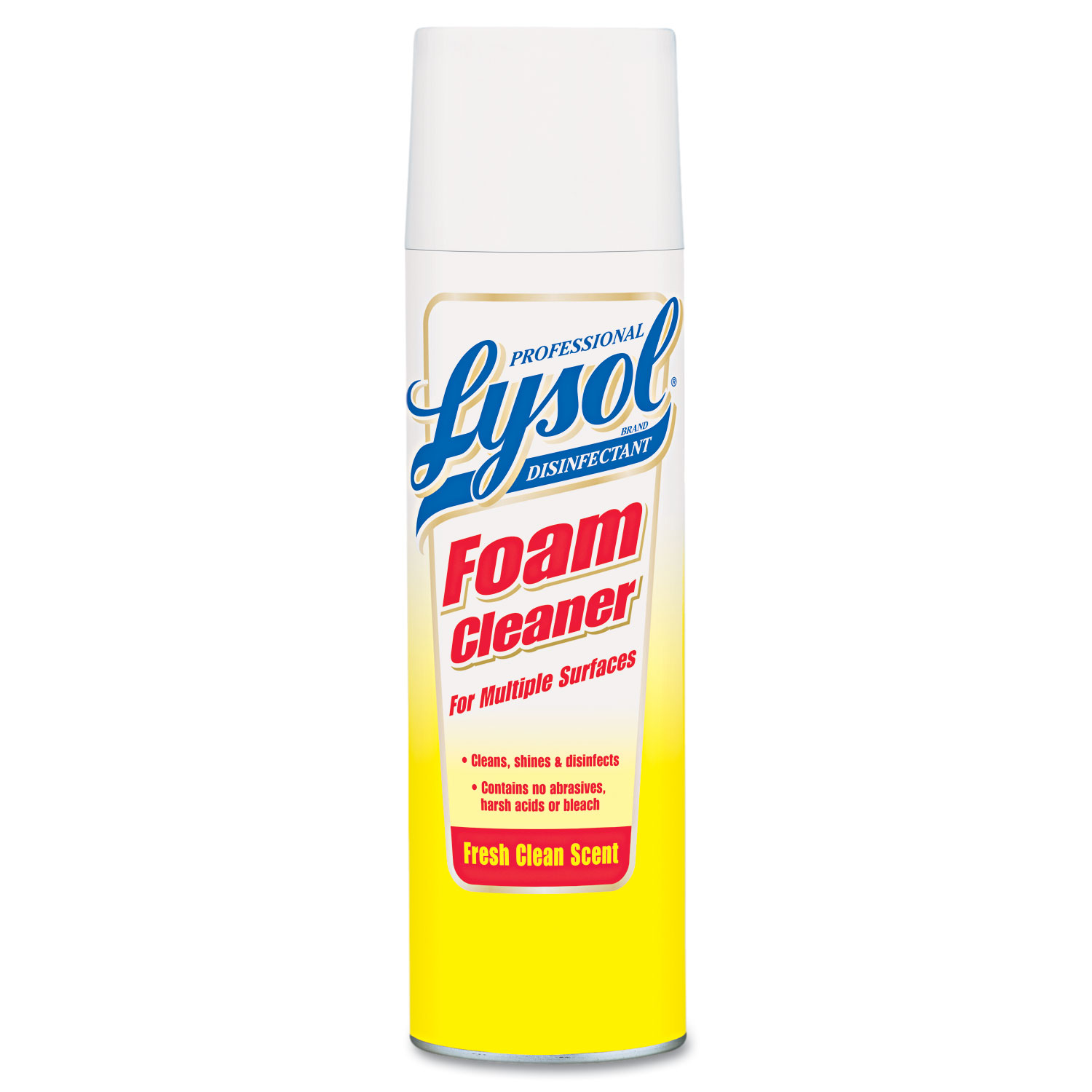 Professional LYSOL Brand RAC02775 Disinfectant Foam Cleaner, 24oz Aerosol