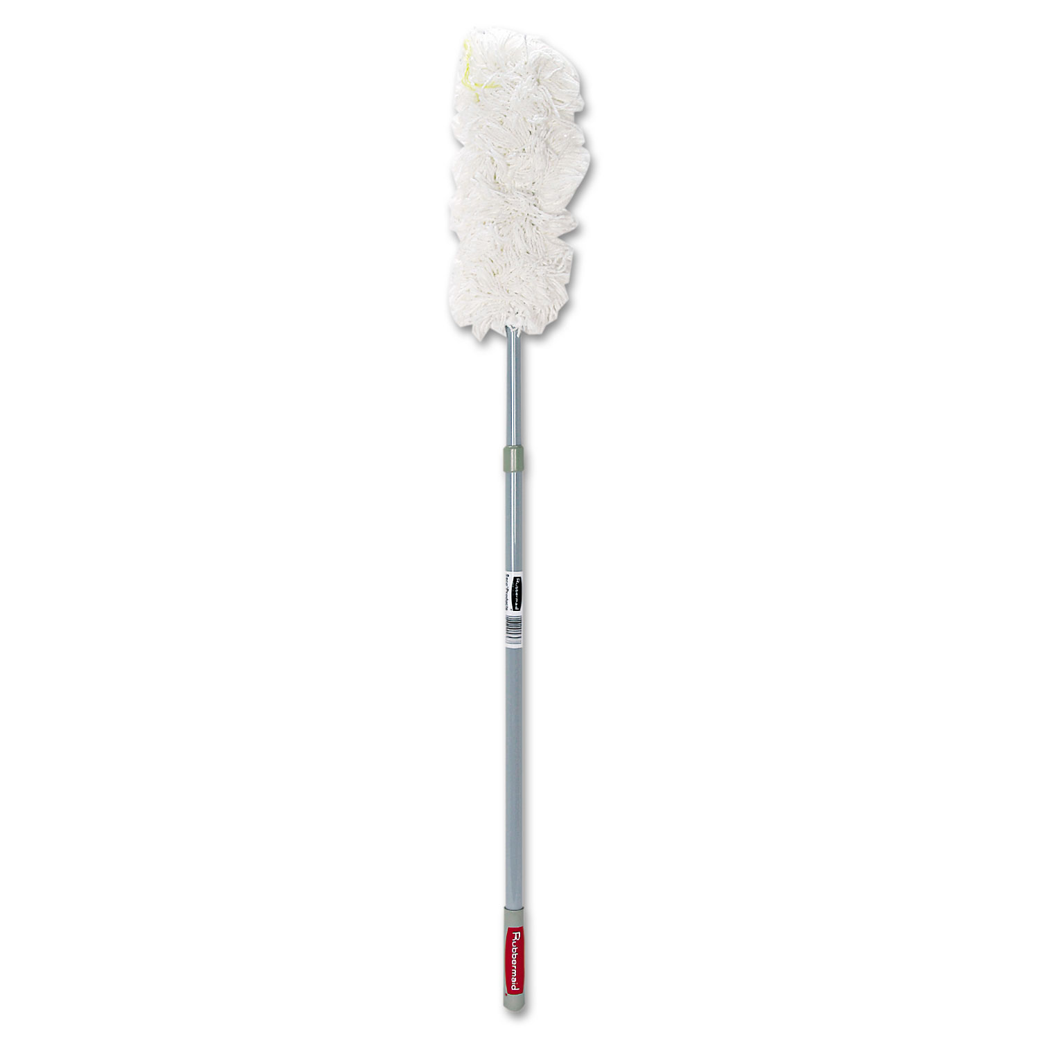 Rubbermaid Commercial RCPT11000GY HiDuster Dusting Tool with Straight Lauderable Head, 51" Extension Handle