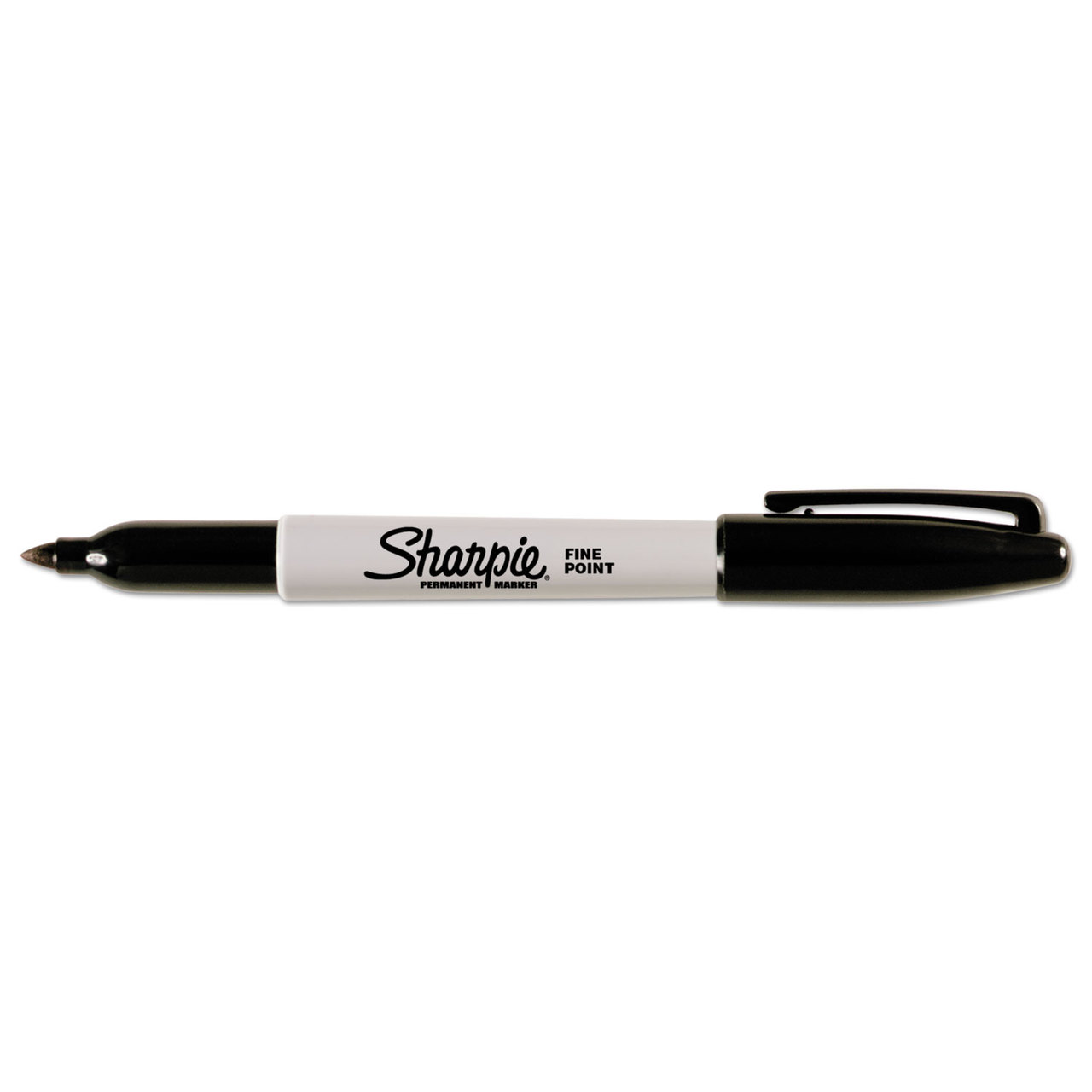 Sharpie SAN30001B Fine Tip Permanent Marker, Black, Dozen