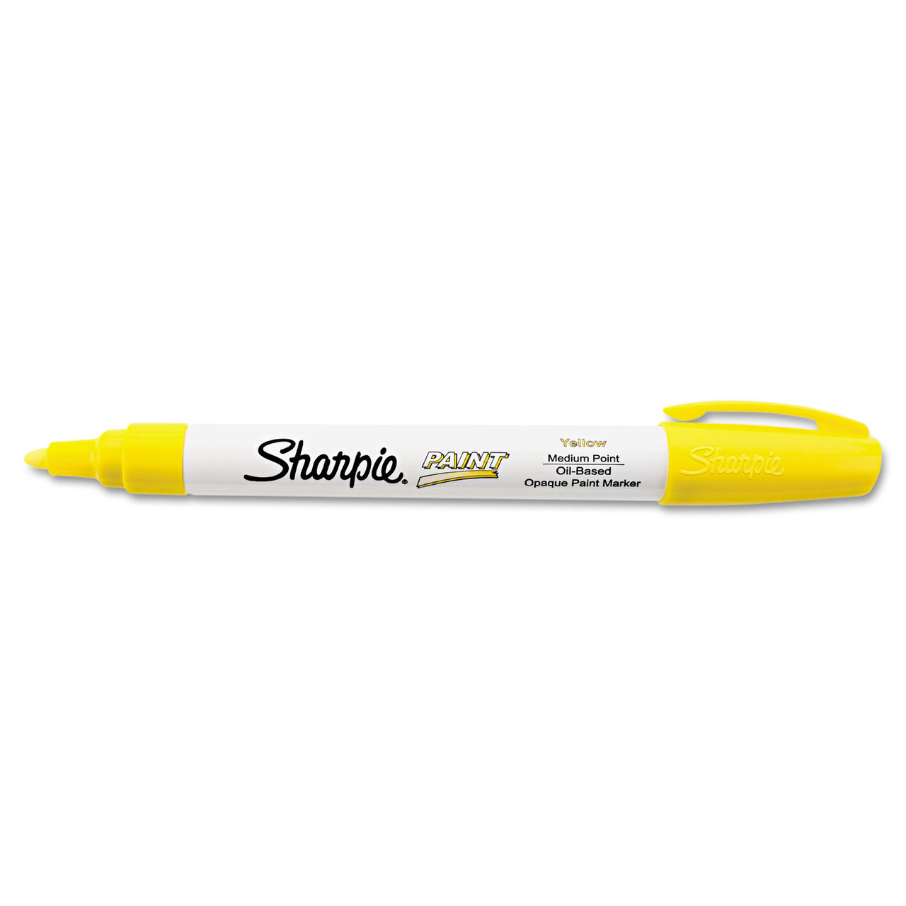 Sharpie SAN35554 Permanent Paint Marker, Medium Bullet Tip, Yellow