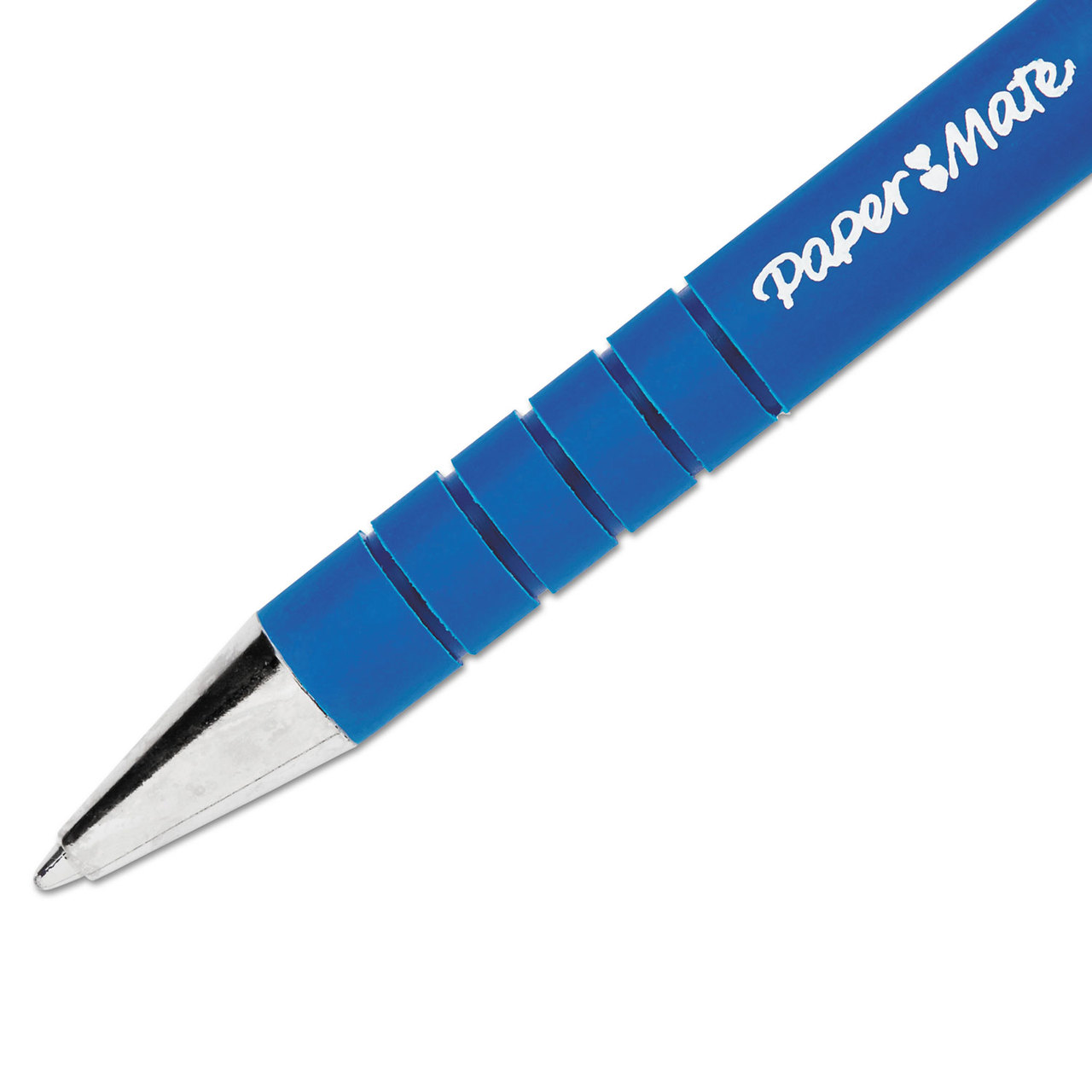Paper Mate PAP9510131 FlexGrip Ultra Retractable Ballpoint Pen, Medium 1mm, Blue Ink & Barrel, Dozen