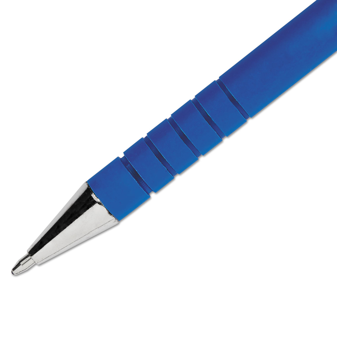 Paper Mate PAP9610131 FlexGrip Ultra Stick Ballpoint Pen, Medium 1mm, Blue Ink & Barrel, Dozen