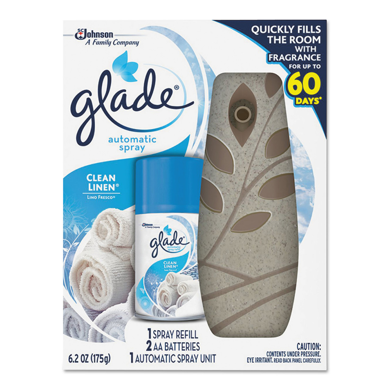 Glade SJN329349KT Automatic Air Freshener Starter Kit, 3.688" x 3.625" x 8.063", Sandy