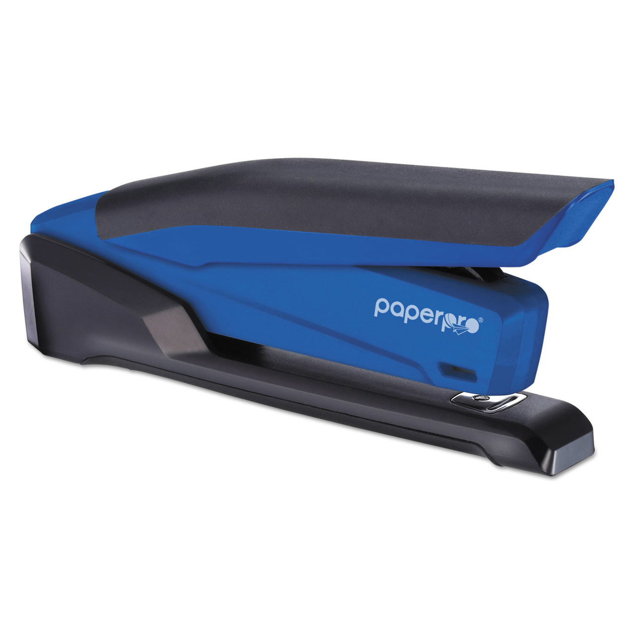 Bostitch PaperPro ACI1122 InPower Spring-Powered Desktop Stapler, 20-Sheet Capacity, Blue