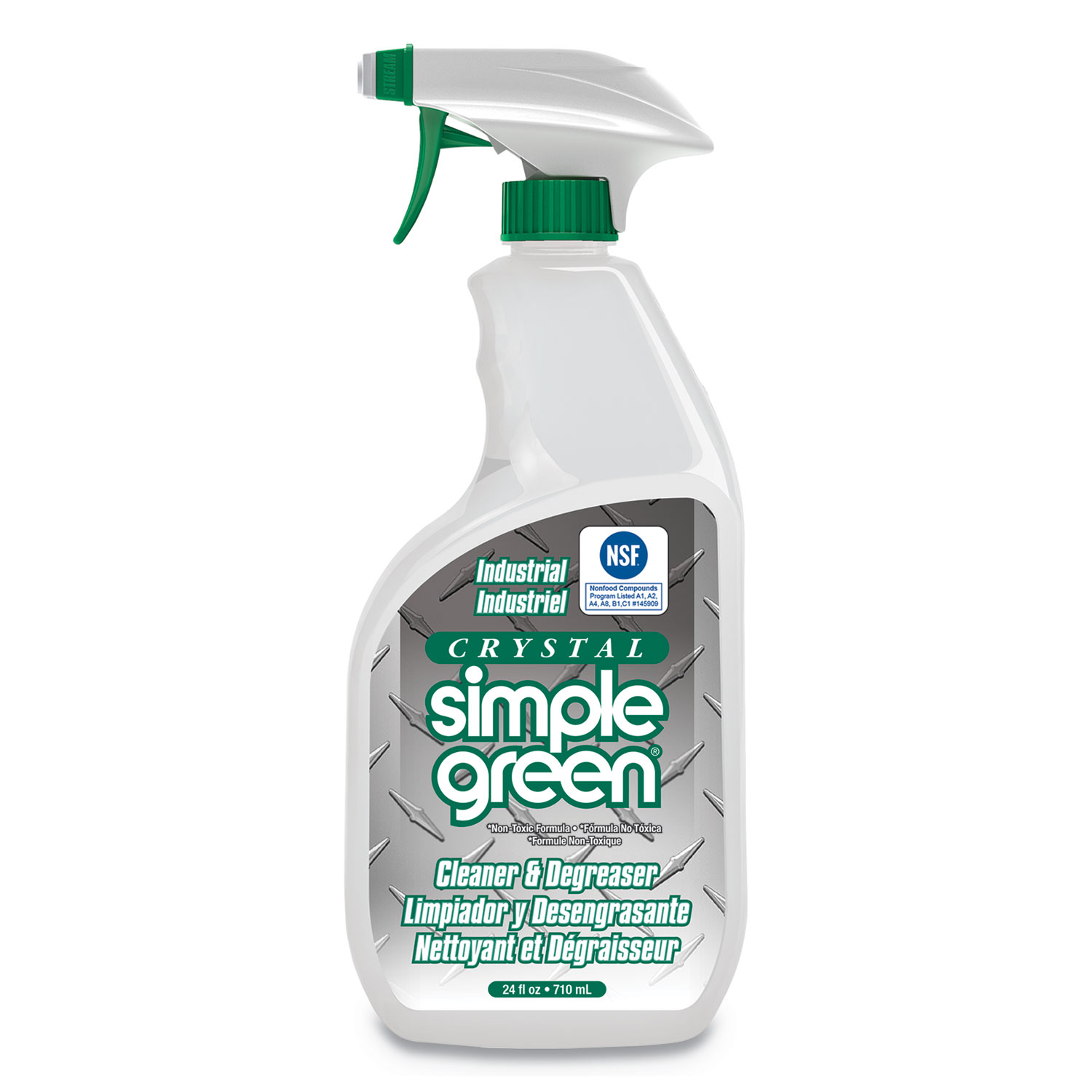 Simple Green SMP19128 Crystal Industrial Cleaner/Degreaser, 1gal, 6/Case