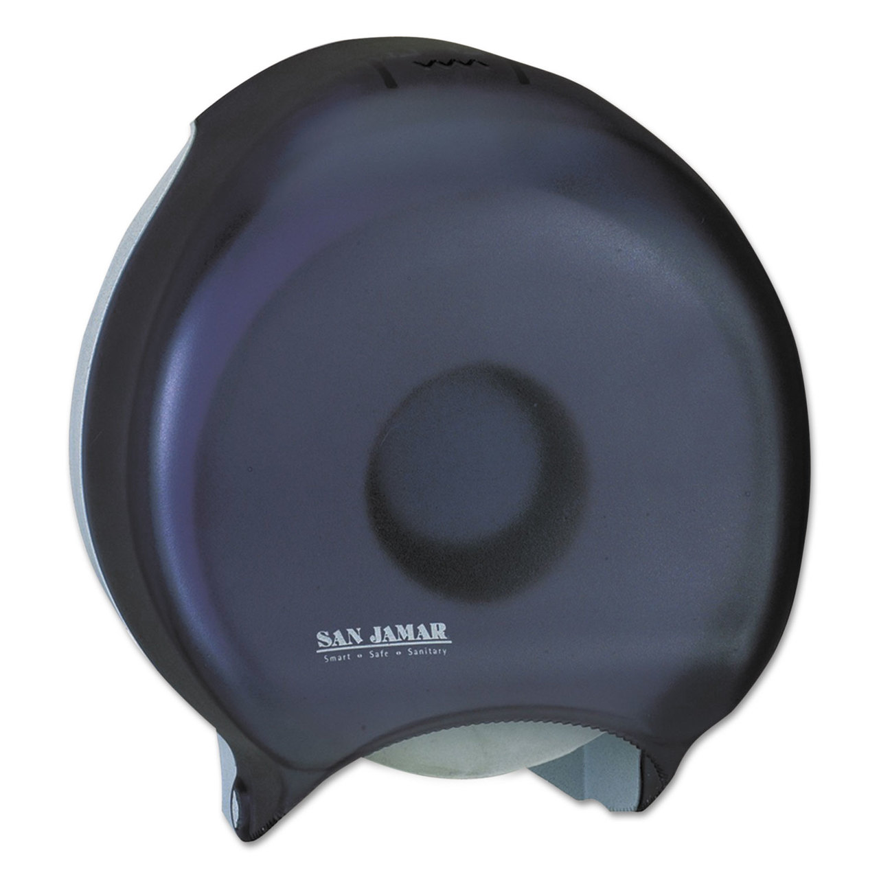 San Jamar SJMR6000TBK Single 12" JBT Bath Tissue Dispenser, 1 Roll, 12 9/10x5 5/8x14 7/8, Black Pearl