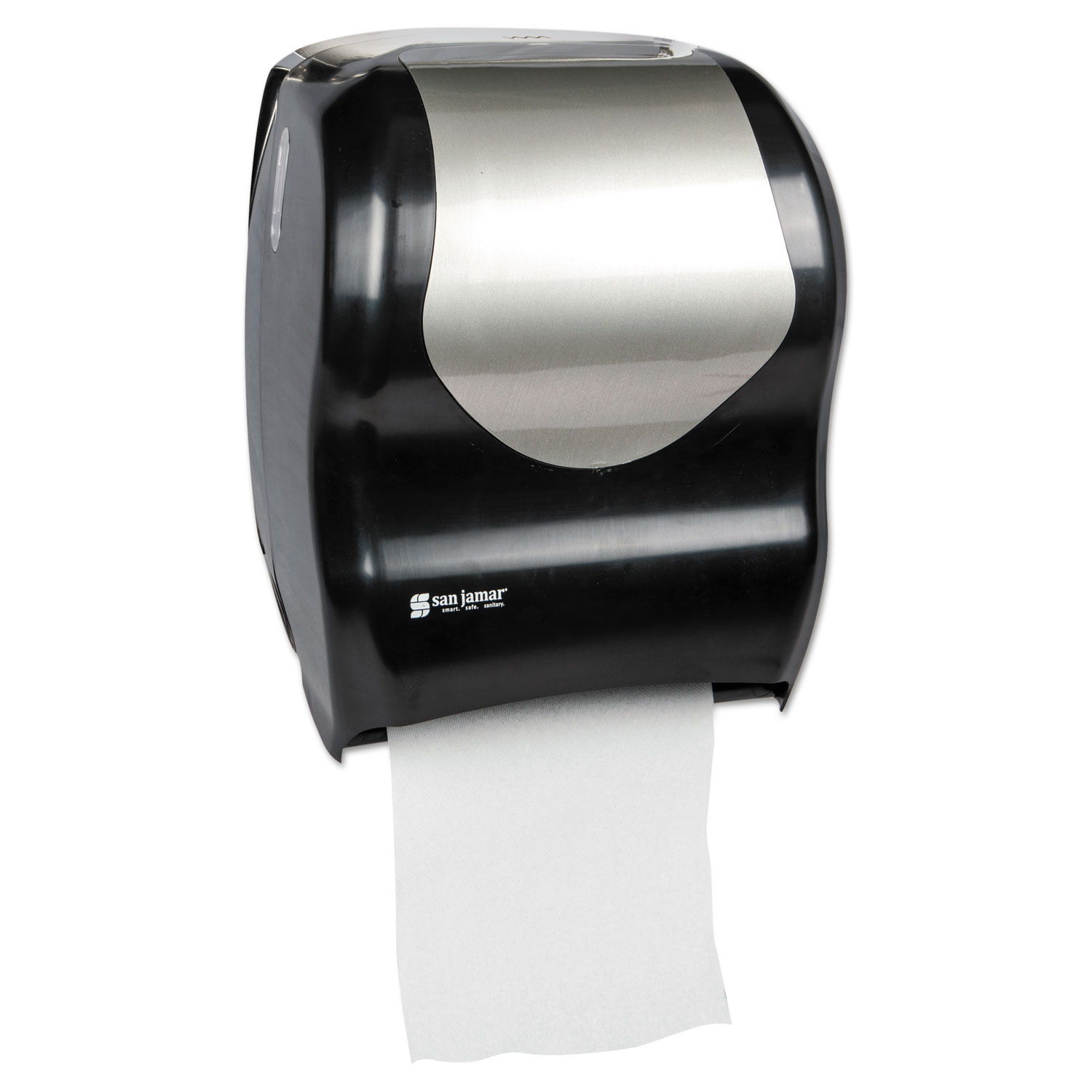 San Jamar SJMT1370SS Tear-N-Dry Touchless Roll Towel Dispenser, 16 3/4 x 10 x 12 1/2, Silver