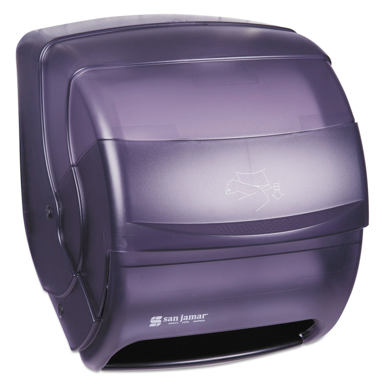 San Jamar SJMT850TBK Integra Lever Roll Towel Dispenser, Black Pearl, 11 1/2 x 11 1/4 x 13 1/2