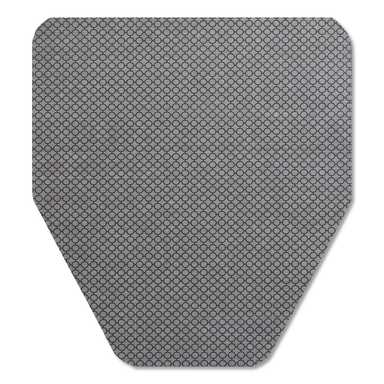 TOLCO TOC220209 Komodo Urinal Mat, 18" x 20", Gray, 6/Case