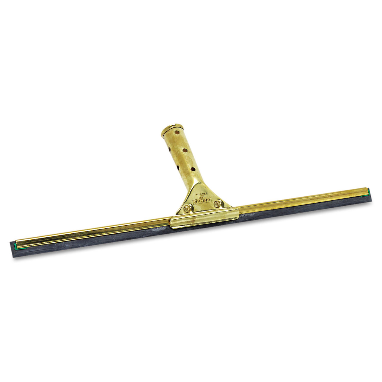 Unger UNGGS450 Golden Clip Brass Squeegee Complete, 18" Wide