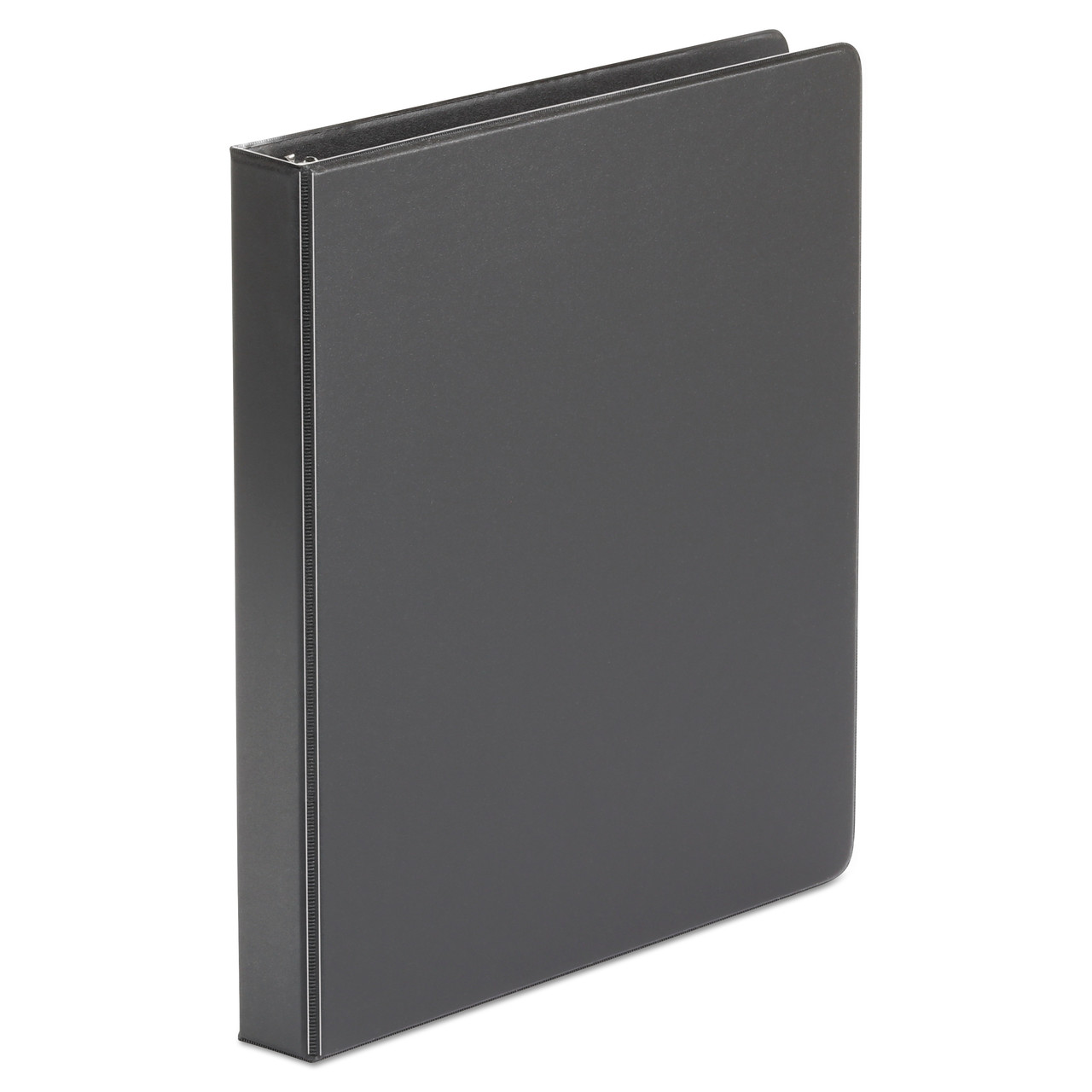 Universal UNV31401 Economy Non-View Round Ring Binder, 1" Capacity, Black