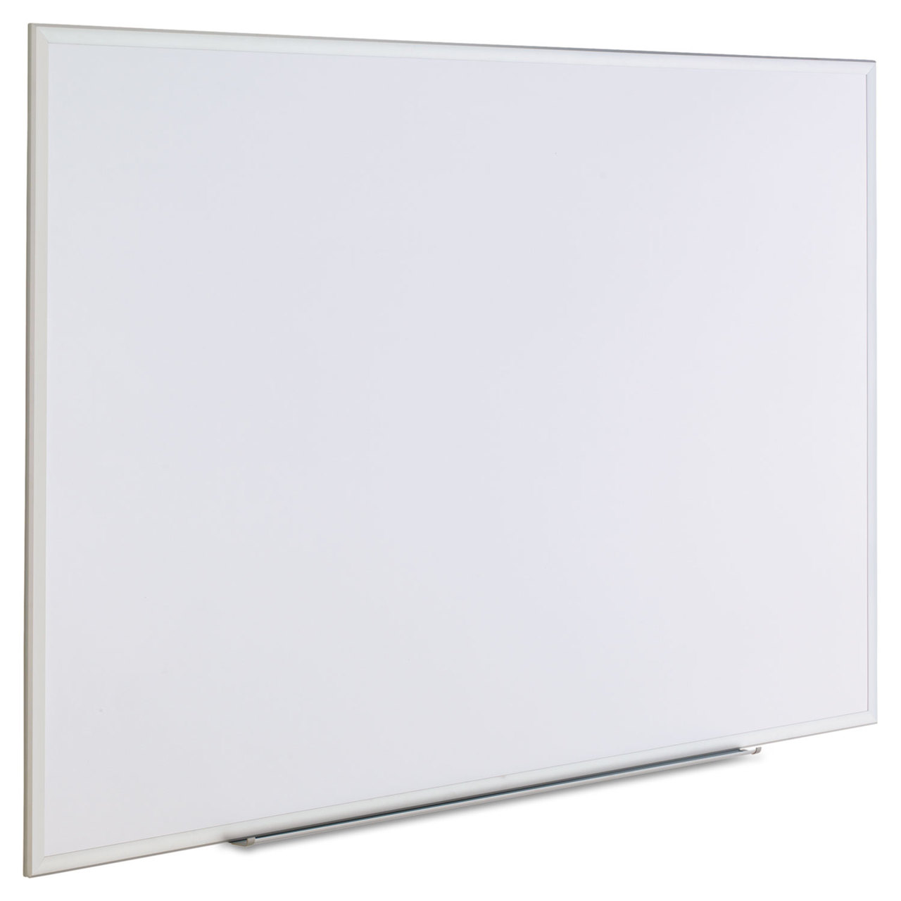 Universal UNV43626 Dry Erase Board, Melamine, 72 x 48, Satin-Finished Aluminum Frame