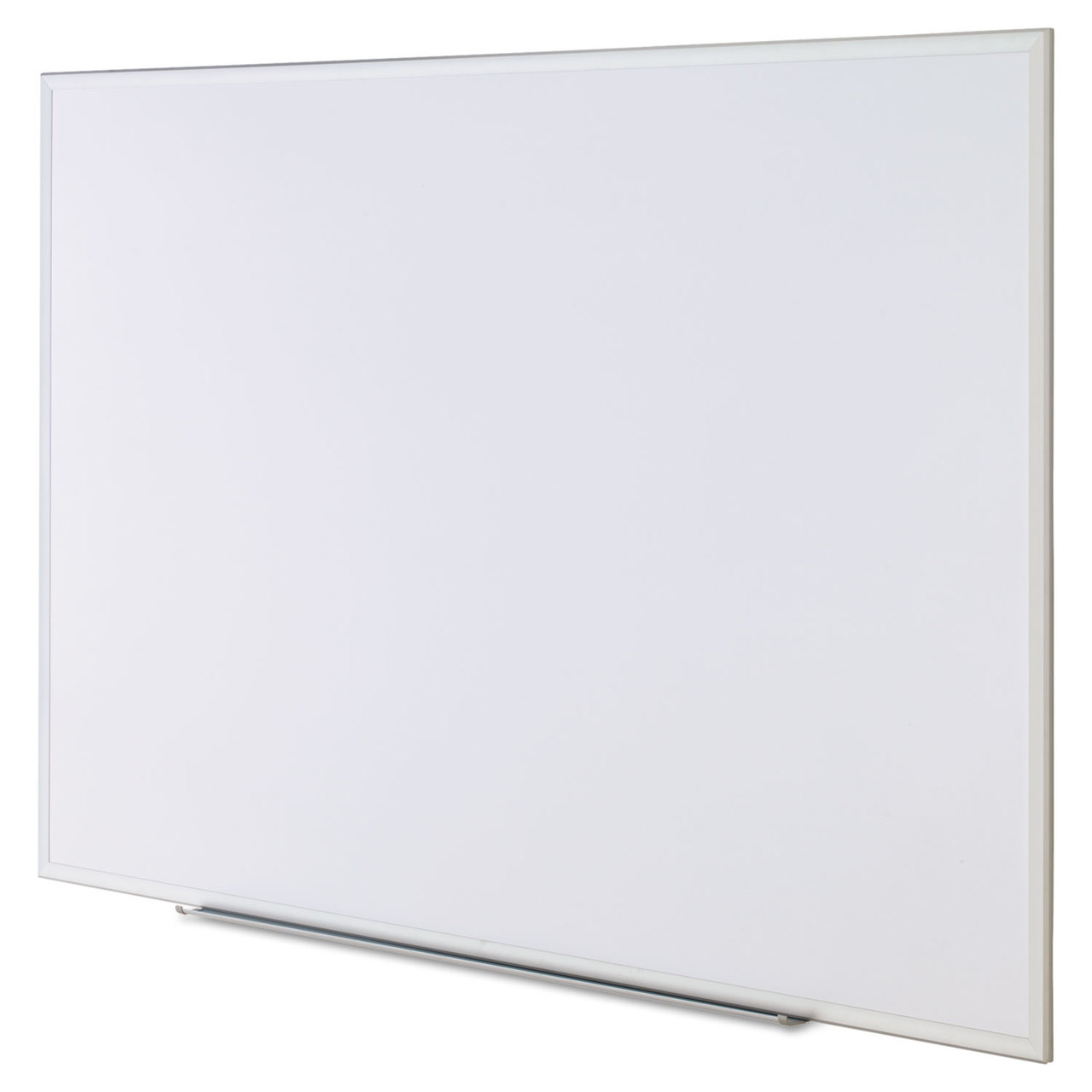 Universal UNV43626 Dry Erase Board, Melamine, 72 x 48, Satin-Finished Aluminum Frame