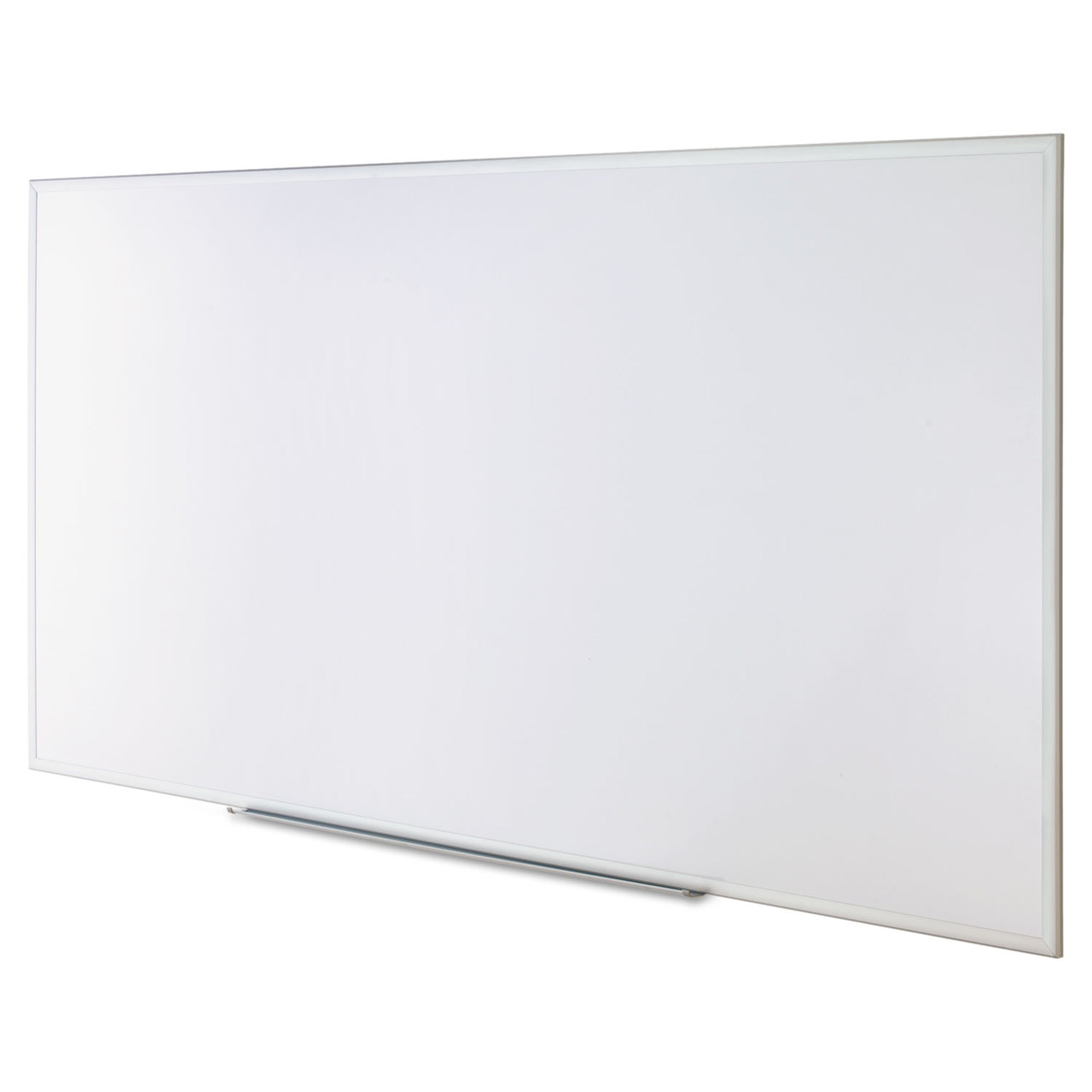 Universal UNV43627 Dry Erase Board, Melamine, 96 x 48, Satin-Finished Aluminum Frame