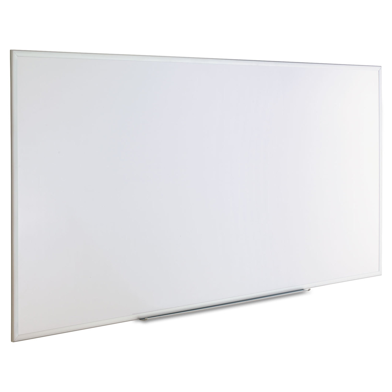 Universal UNV43627 Dry Erase Board, Melamine, 96 x 48, Satin-Finished Aluminum Frame