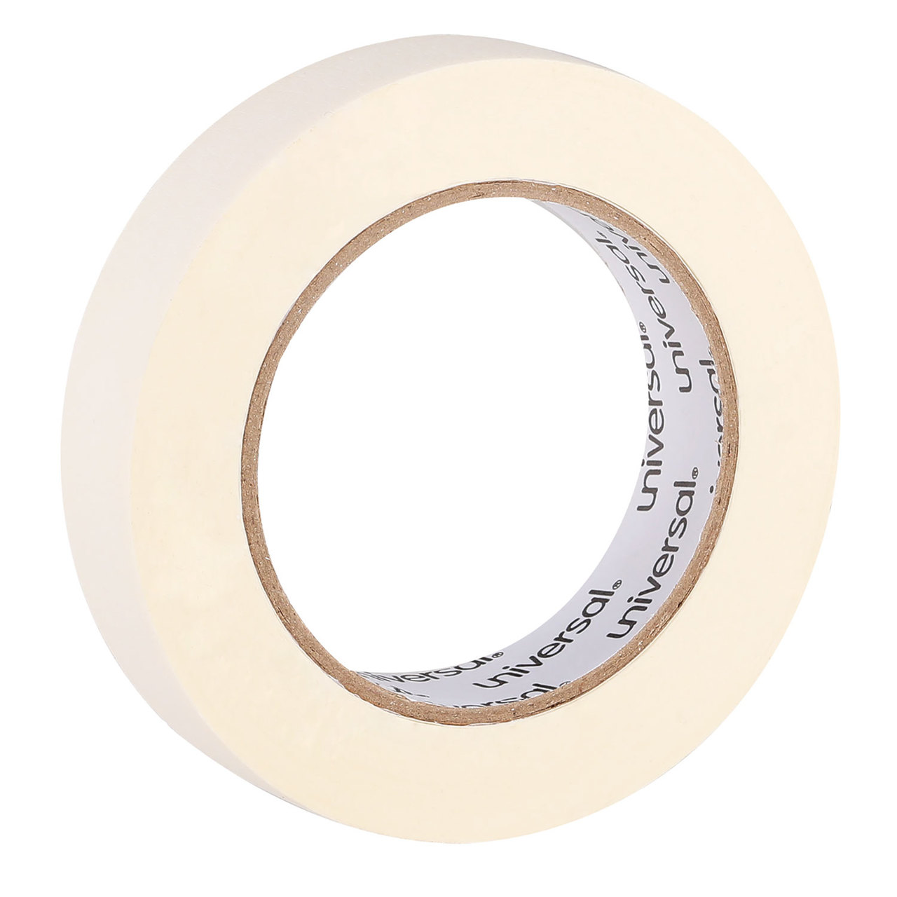 Universal UNV51301CT General Purpose Masking Tape, 24mm x 54.8m, 3" Core, 36/Carton