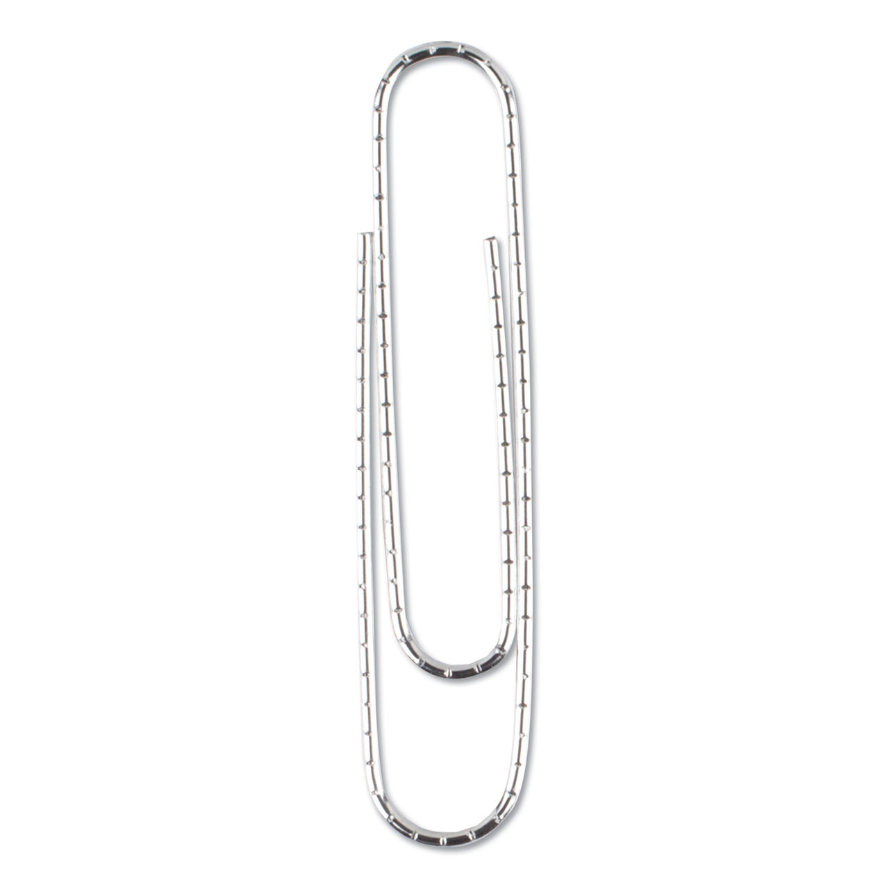 Universal UNV72240 Paper Clips, Jumbo, Silver, 1000/Pack