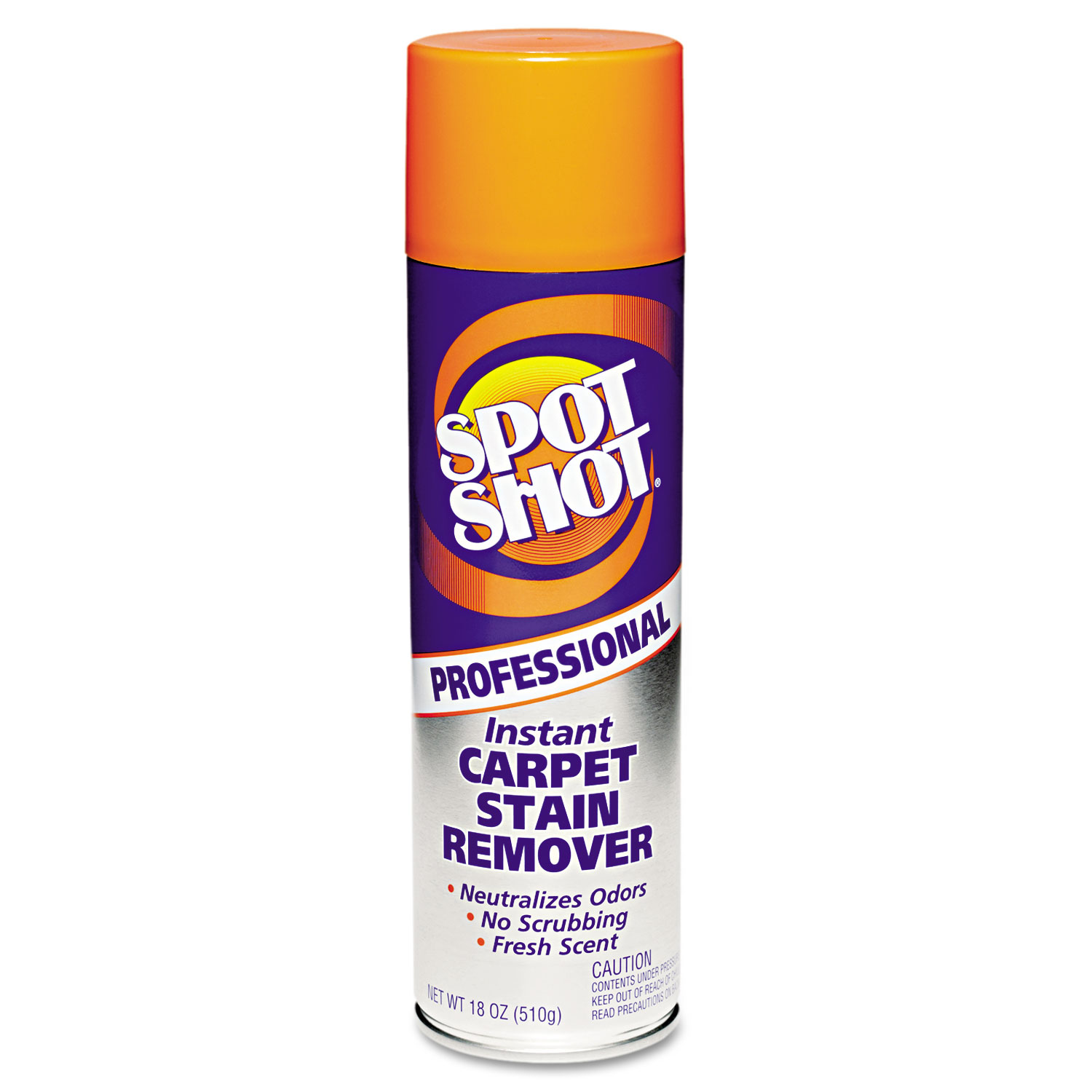 WD-40 WDF009934 Spot Shot Professional Instant Carpet Stain Remover, 18oz Spray Can, 12/Case