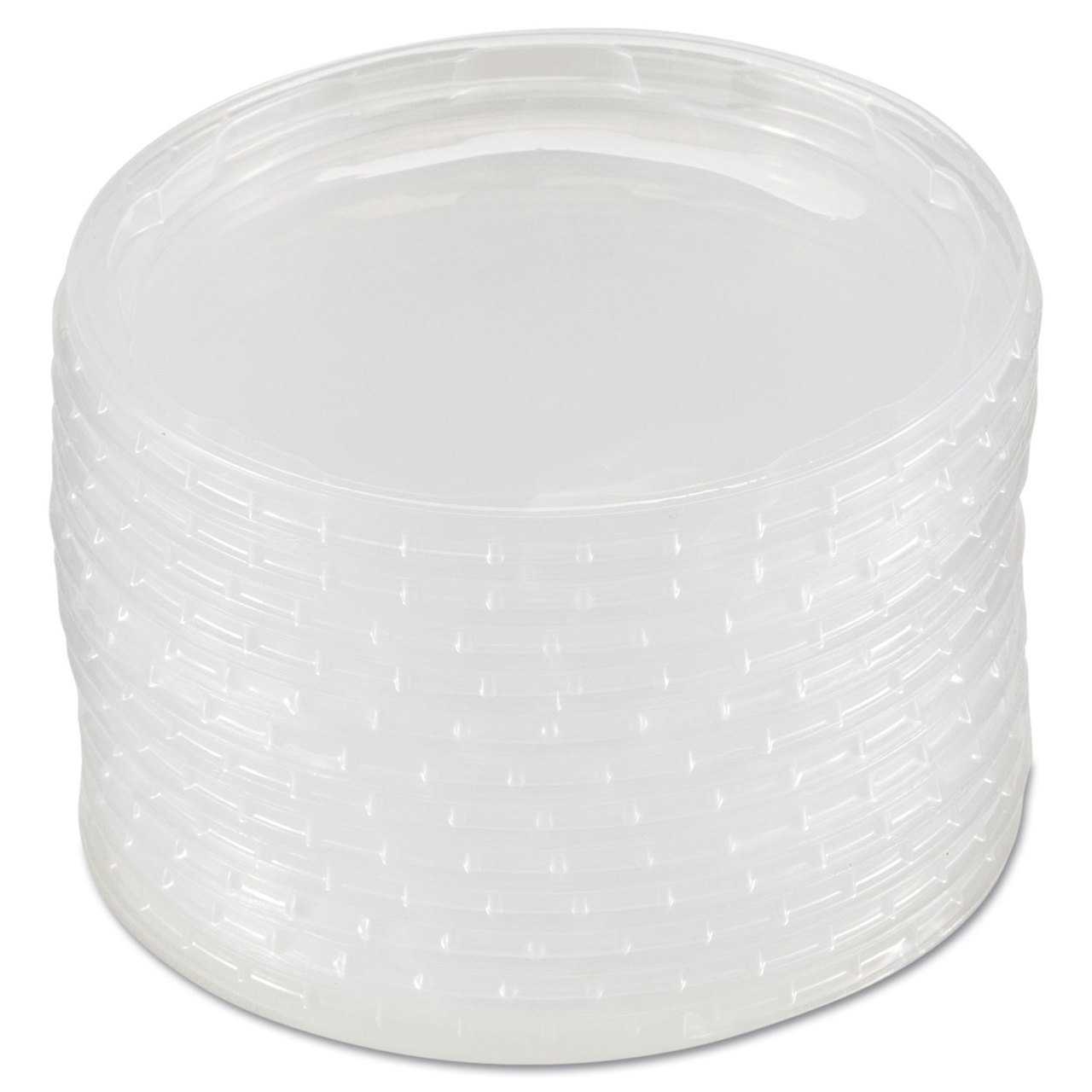 WNA WNAAPCTRLID Plug-Style Deli Container Lids, Clear, 50/Pack, 10 Pack/Carton