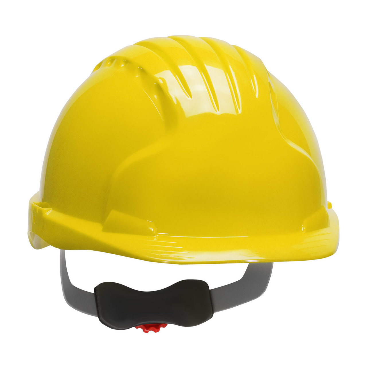 PIP 280-EV6151 Evolution Deluxe 6151 Cap Style Hard Hat with HDPE Shell, 6-Point Polyester Suspension and Wheel Ratchet Adjustment Yellow