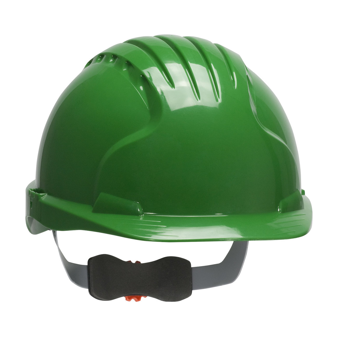 PIP 280-EV6151 Evolution Deluxe 6151 Cap Style Hard Hat with HDPE Shell, 6-Point Polyester Suspension and Wheel Ratchet Adjustment Green