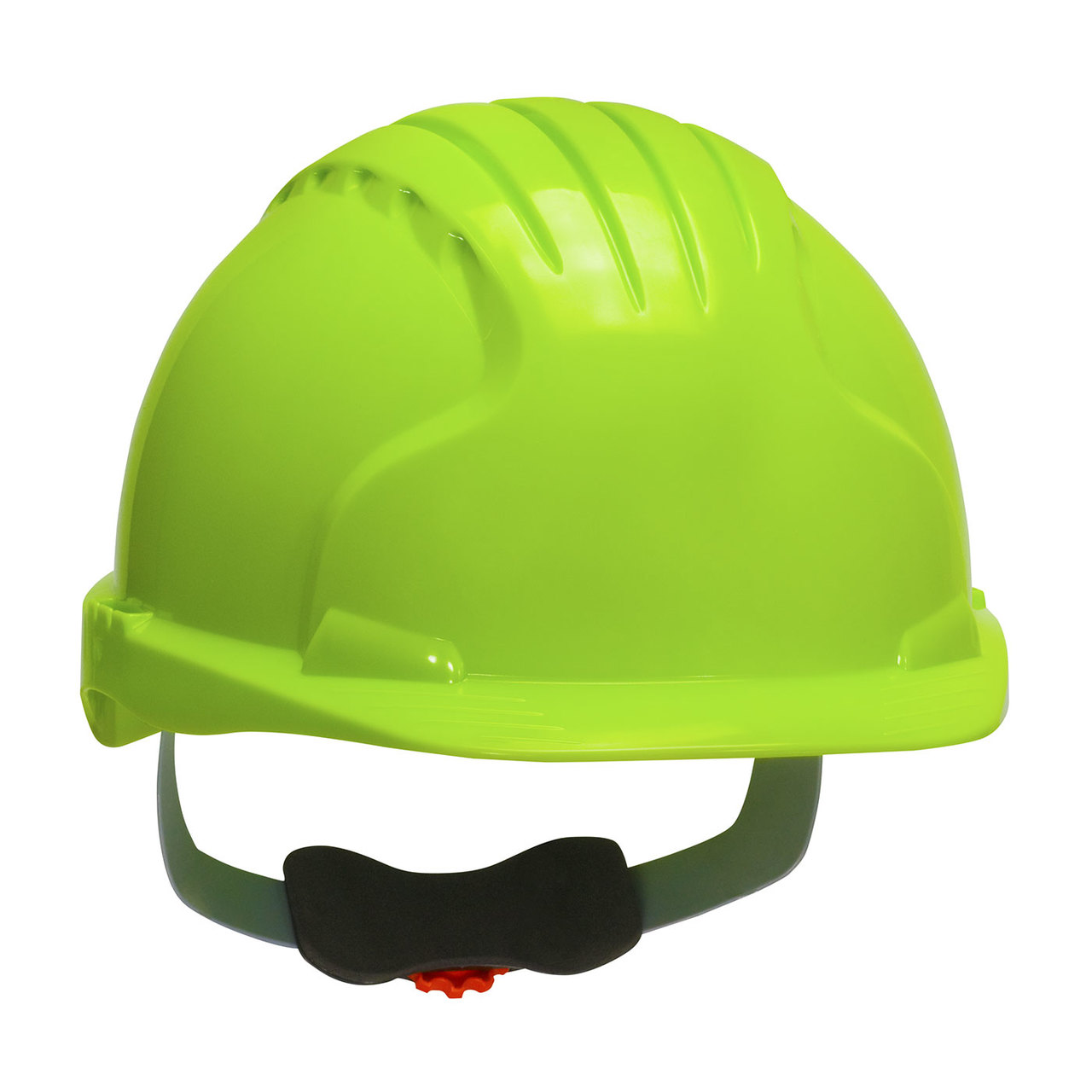 PIP 280-EV6151 Evolution Deluxe 6151 Cap Style Hard Hat with HDPE Shell, 6-Point Polyester Suspension and Wheel Ratchet Adjustment Hi-Vis Yellow