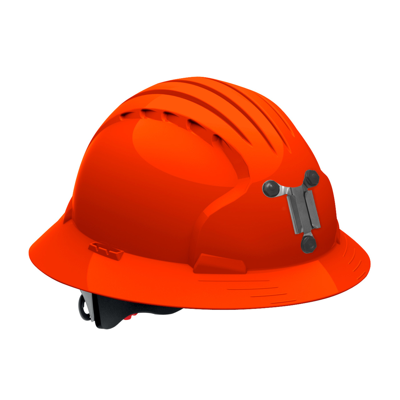 PIP 280-EV6161M Evolution Deluxe 6161 Full Brim Mining Hard Hat with HDPE Shell, 6-Point Polyester Suspension and Wheel Ratchet Adjustment Hi-Vis Orange