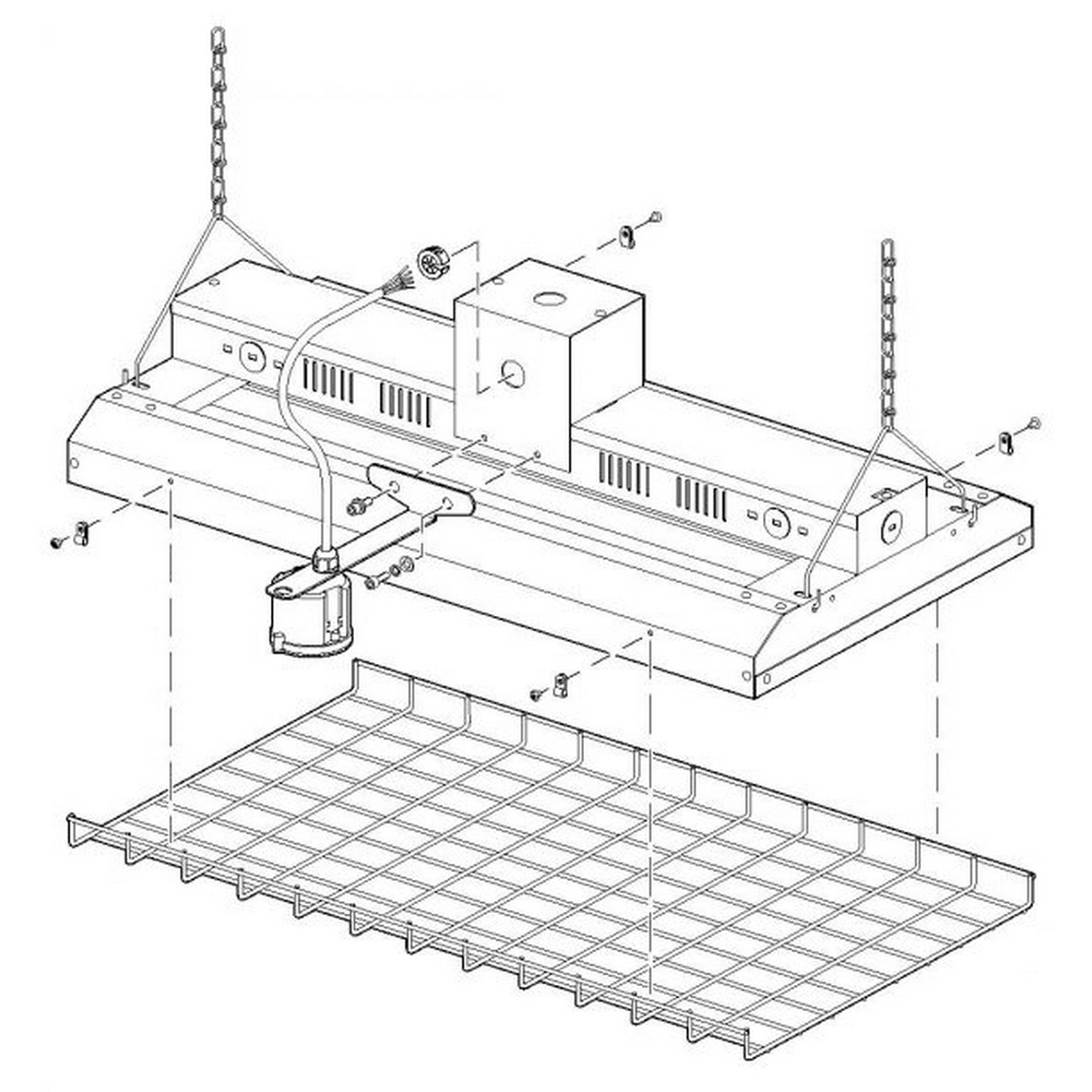 Litetronics LLB075UK240DL 110 Watt Linear LED Low Bay 9,800 Lumens 4000K 120-277V