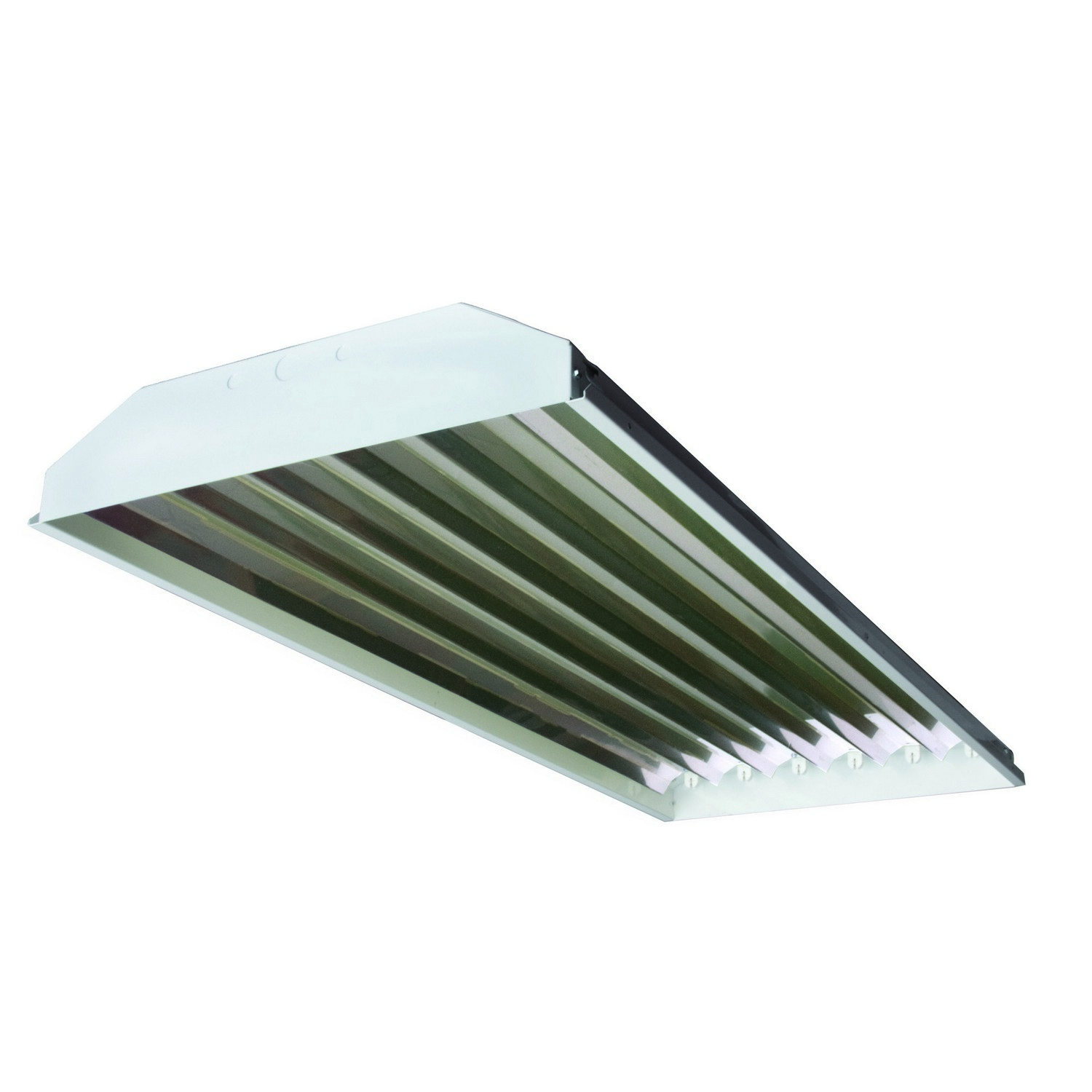 Howard Lighting HFA1E632NHEMV000000I High Bay Fluorescent Enhanced Specular (95%) 6 Lamp 32W T8 (F32T8/850/HL) Lamps Installed High BF Instant Start Ballast
