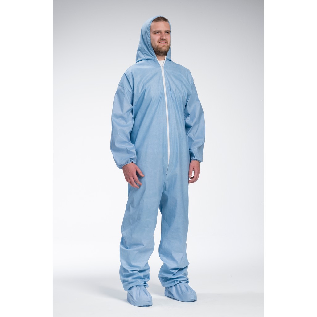 PIP Global Safety 3109 Posi Flame Resistant Coverall Hood, Boot, Elastic Wrist & Ankle
