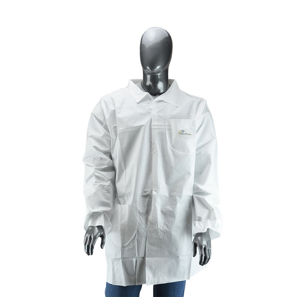 PIP Global Safety 3620 PosiBA Lab Coat 2 Pocket